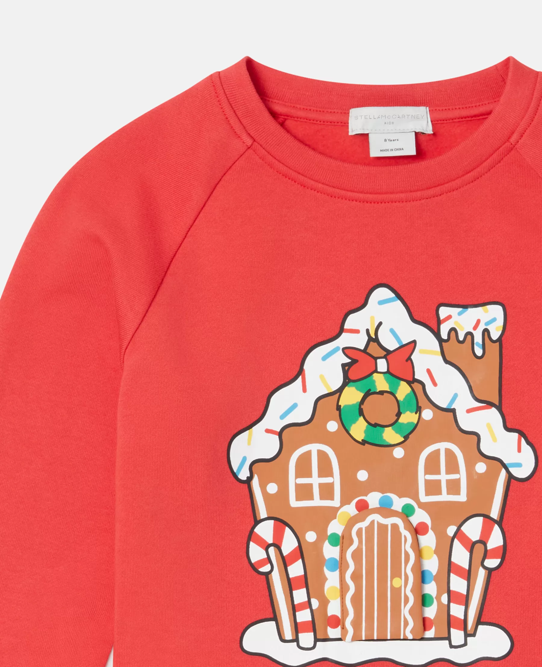 Stella McCartney Gingerbread House Motif Sweatshirt Shop