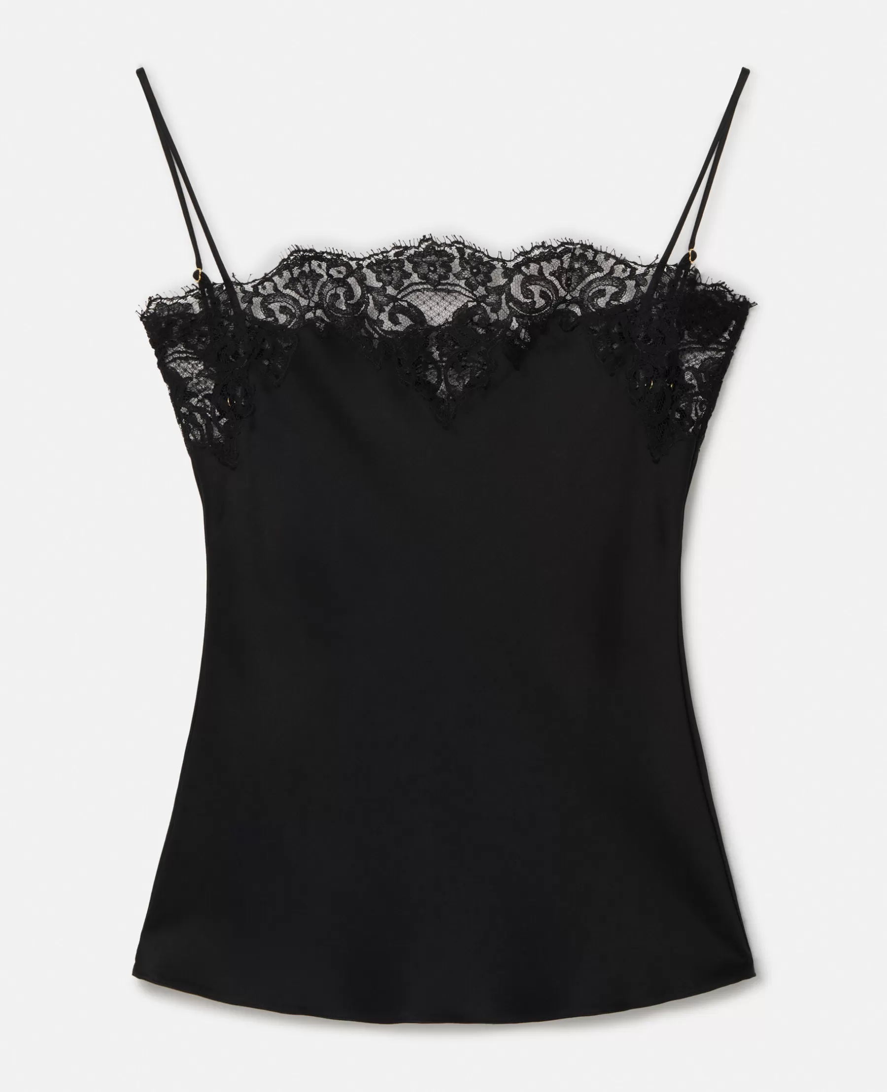 Stella McCartney Guipere Lace Trim Satin Cami Top Discount