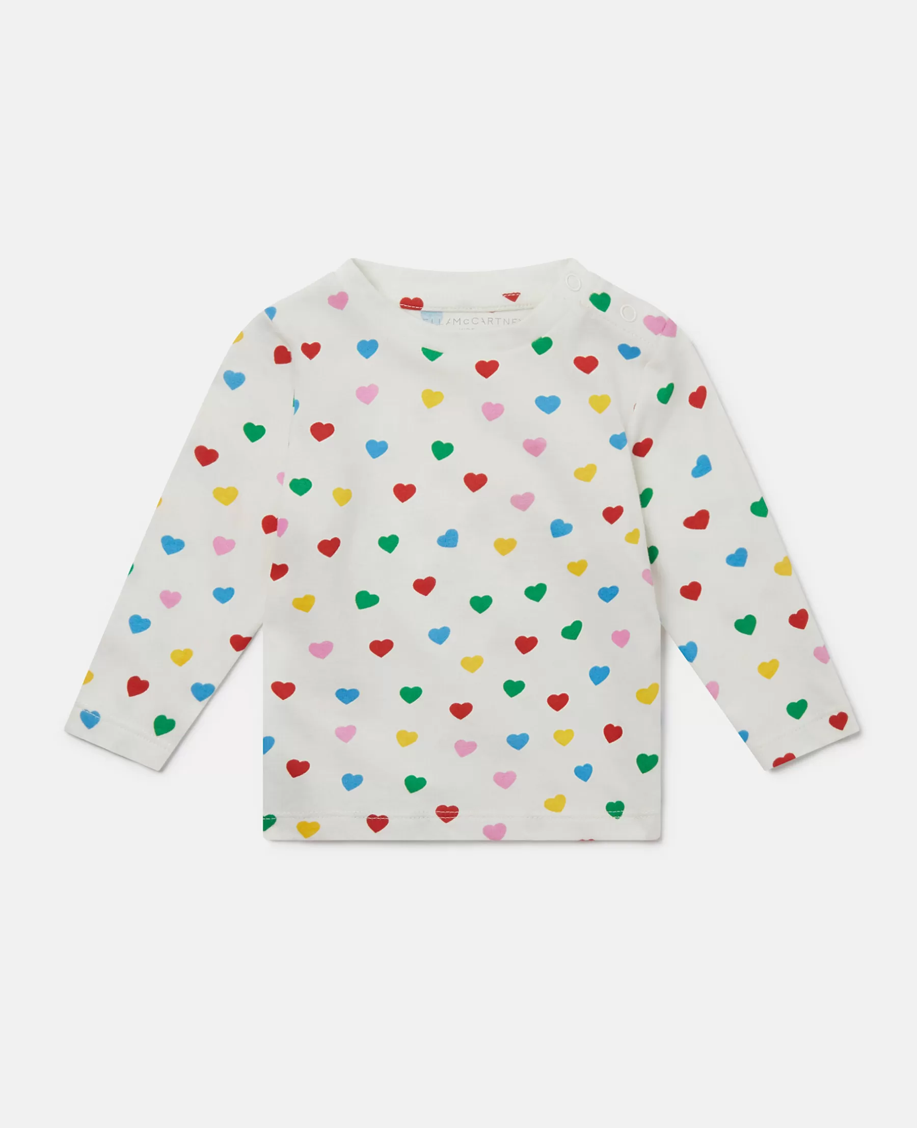 Stella McCartney Heart Print Sweatshirt Dress Outlet