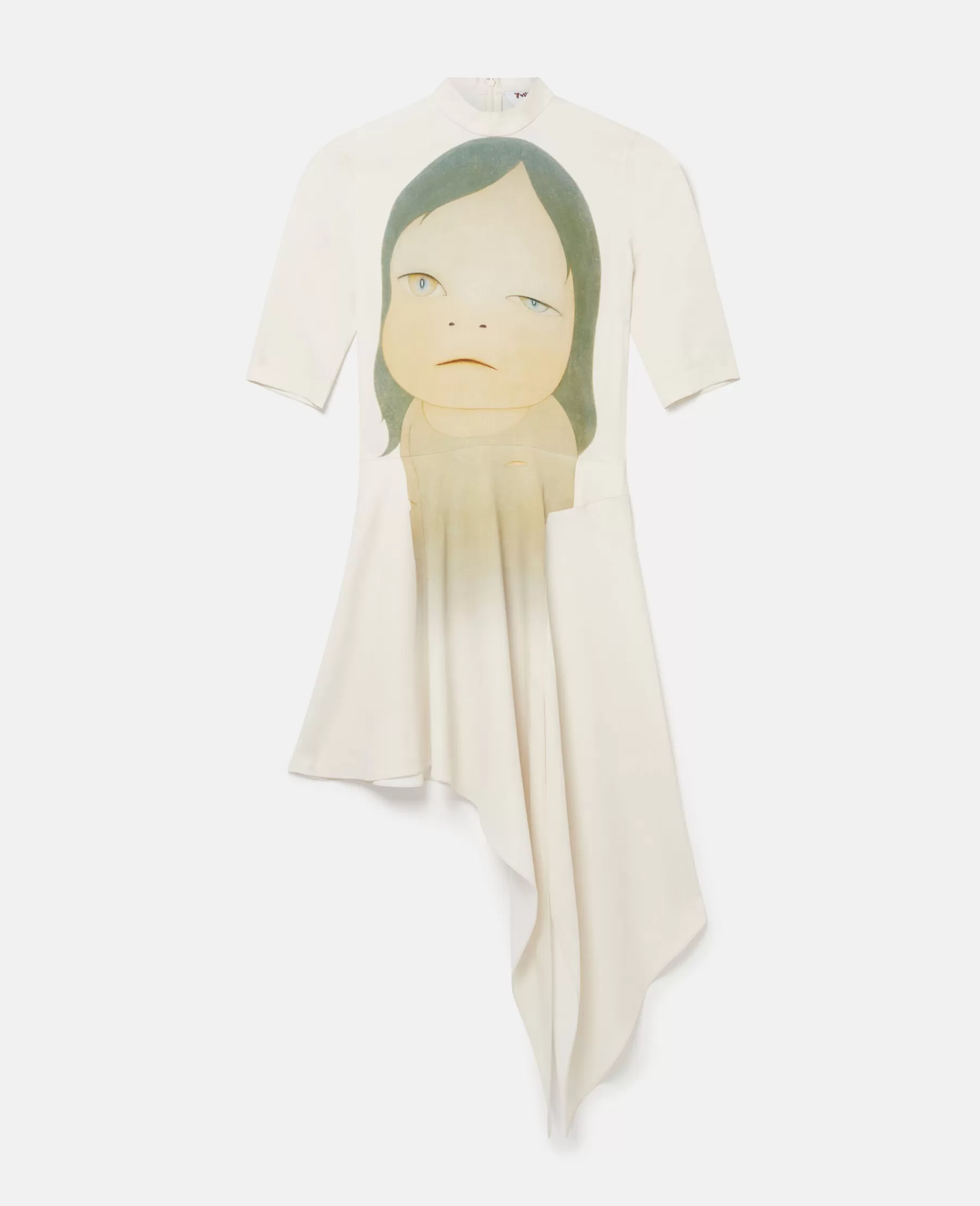 Stella McCartney In The White Room Print Asymmetric Dress Flash Sale