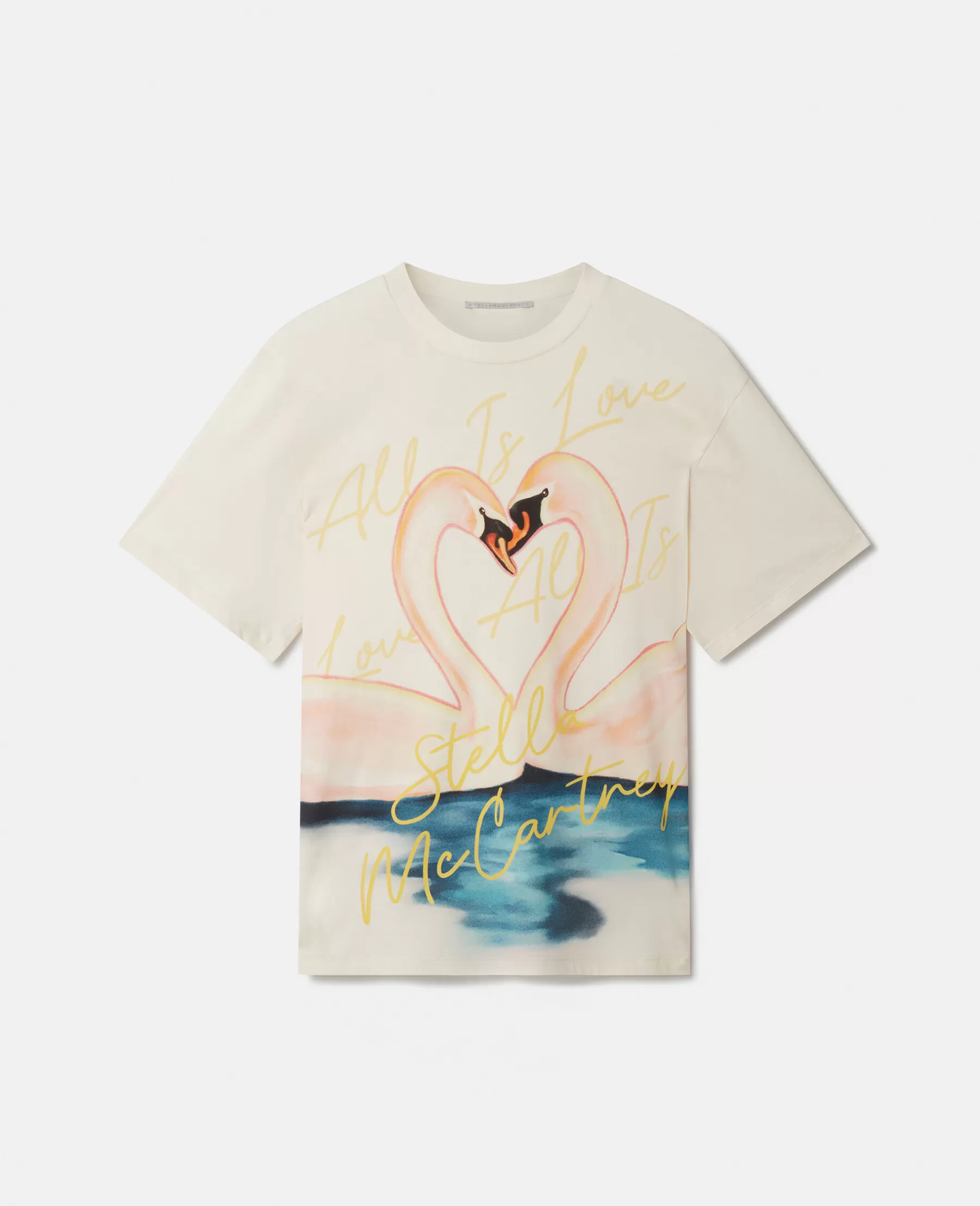 Stella McCartney Kissing Swans Oversized T-Shirt Online