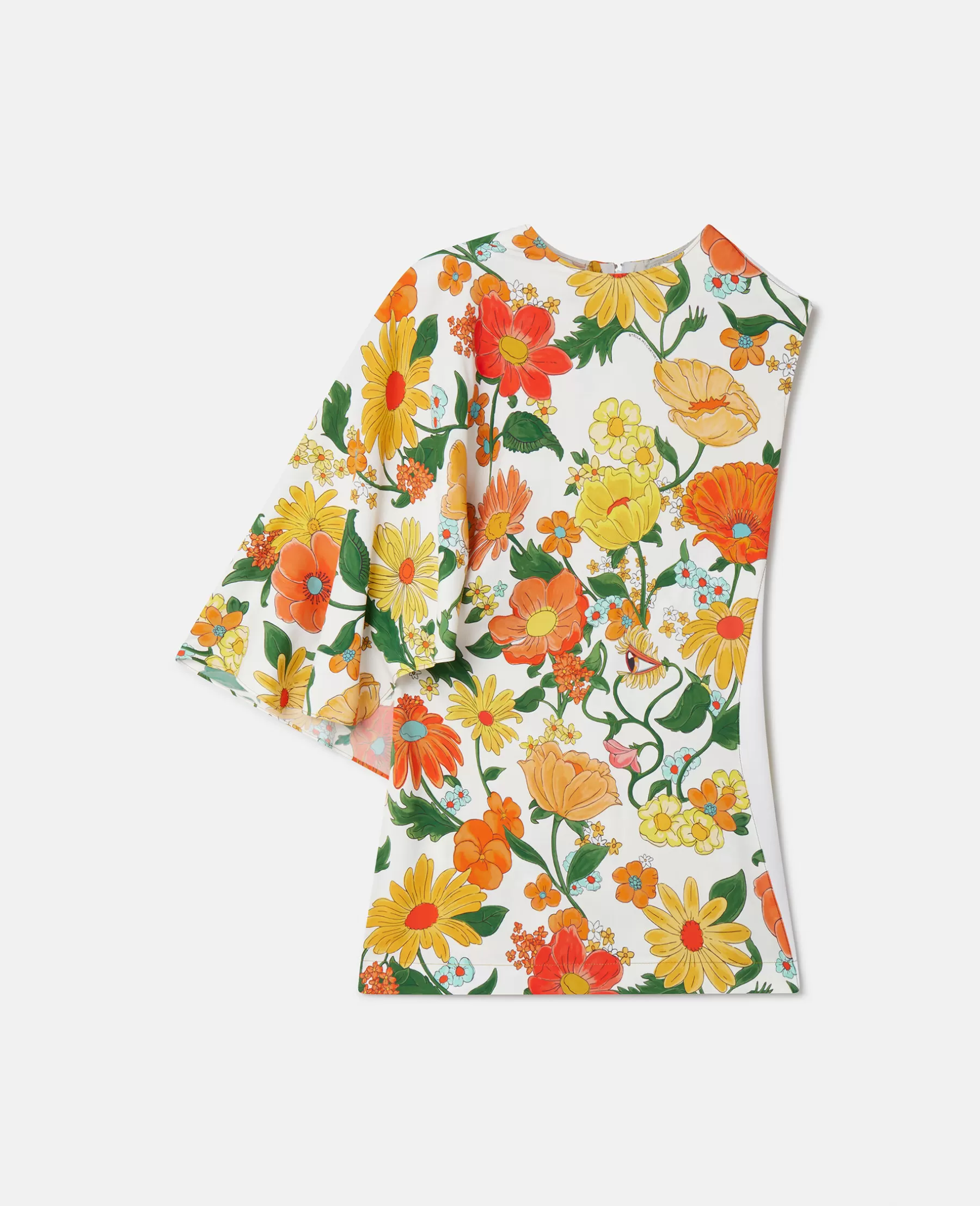 Stella McCartney Lady Garden Print One-Sleeve Top Cheap