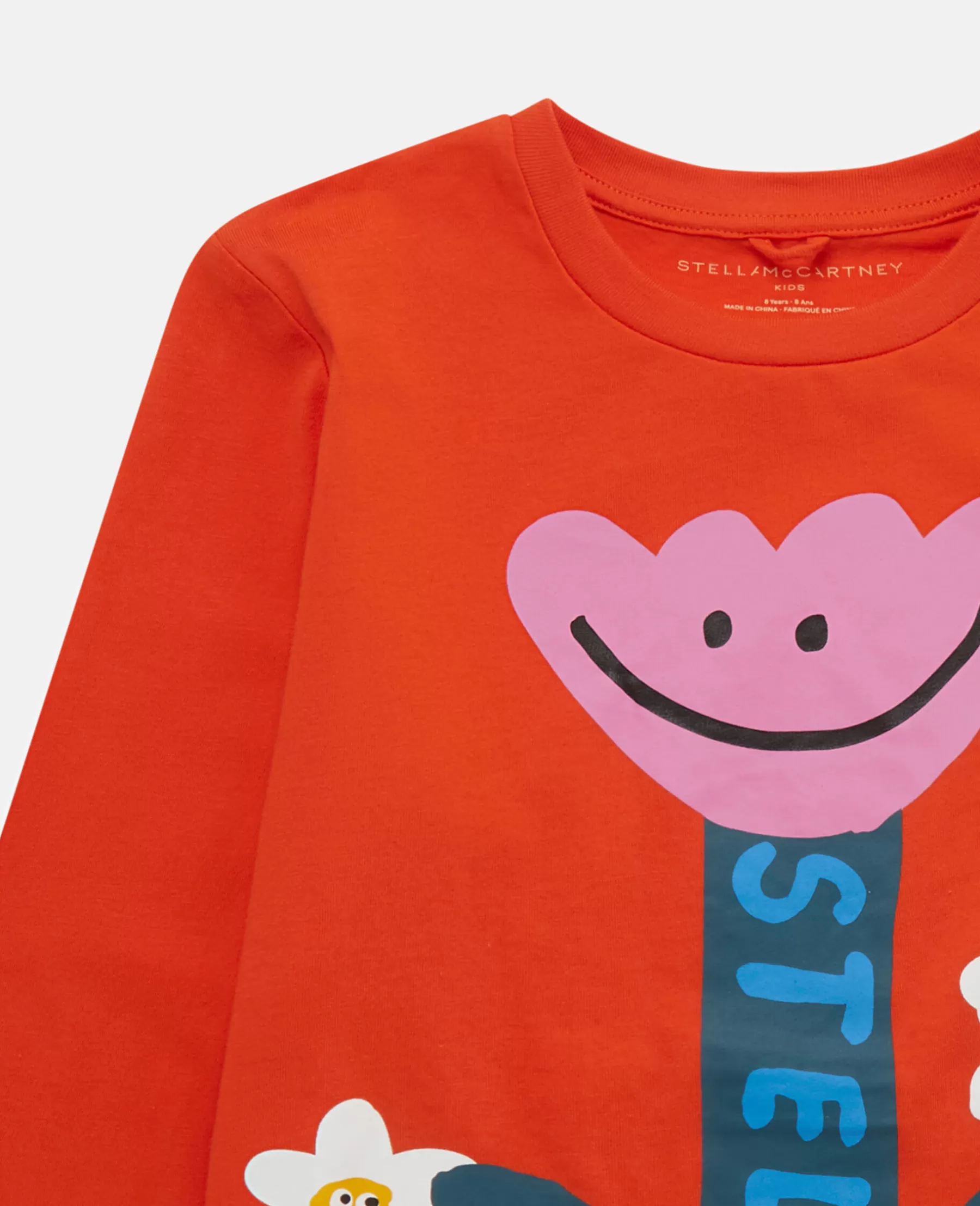 Stella McCartney Langarmshirt Mit Smiling Flower Motiv Clearance