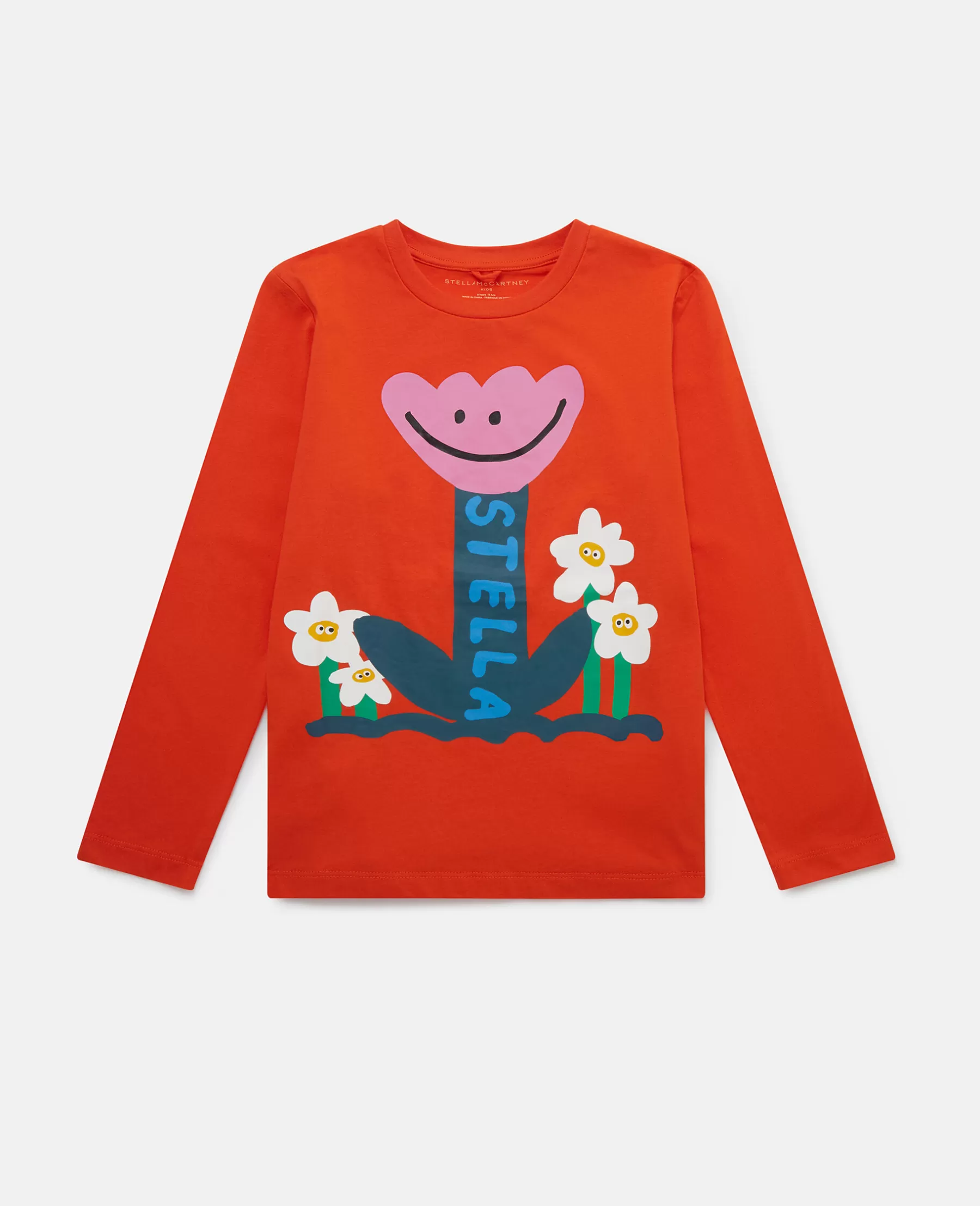 Stella McCartney Langarmshirt Mit Smiling Flower Motiv Clearance