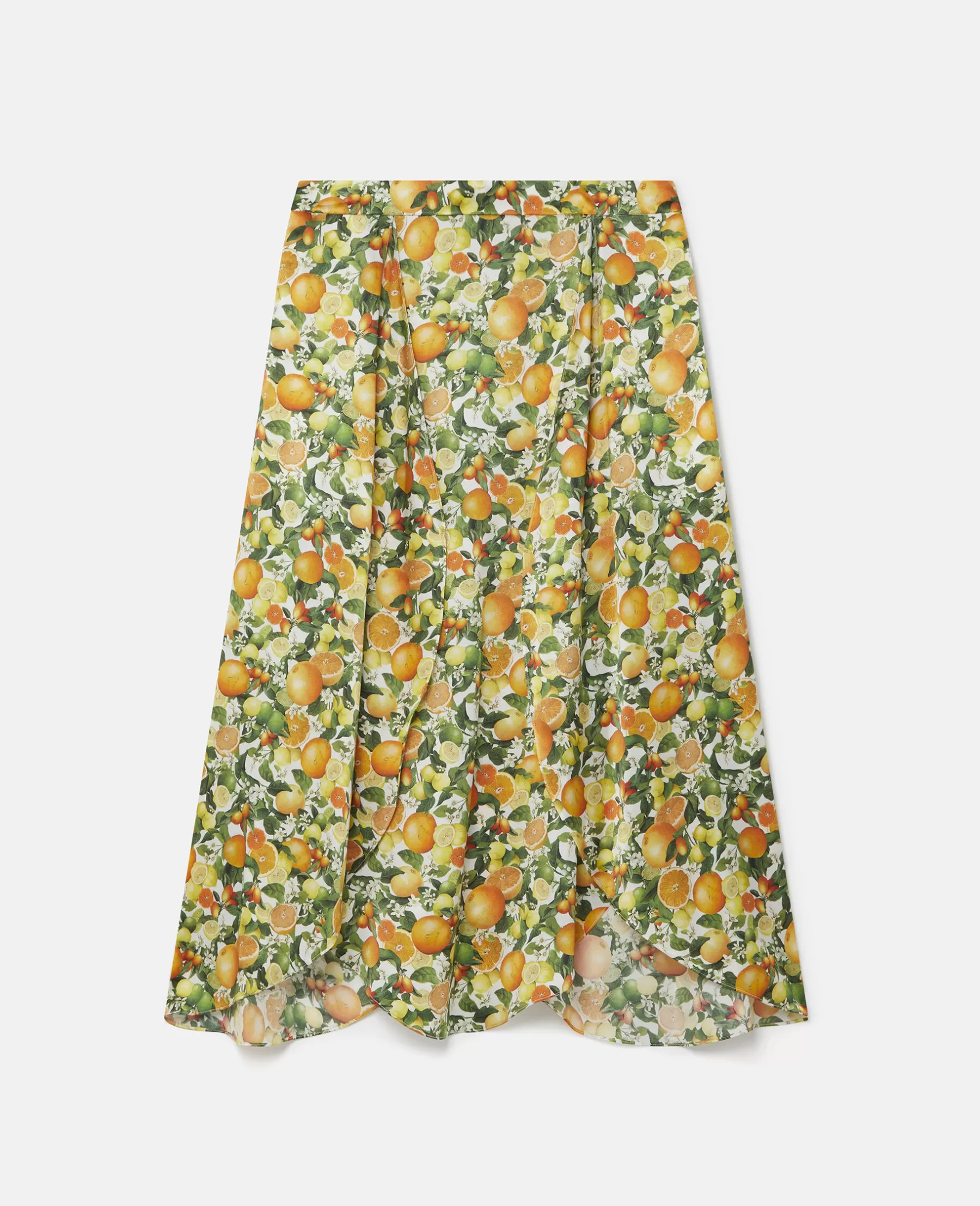 Stella McCartney Lemon Print Split Hem Skirt Outlet