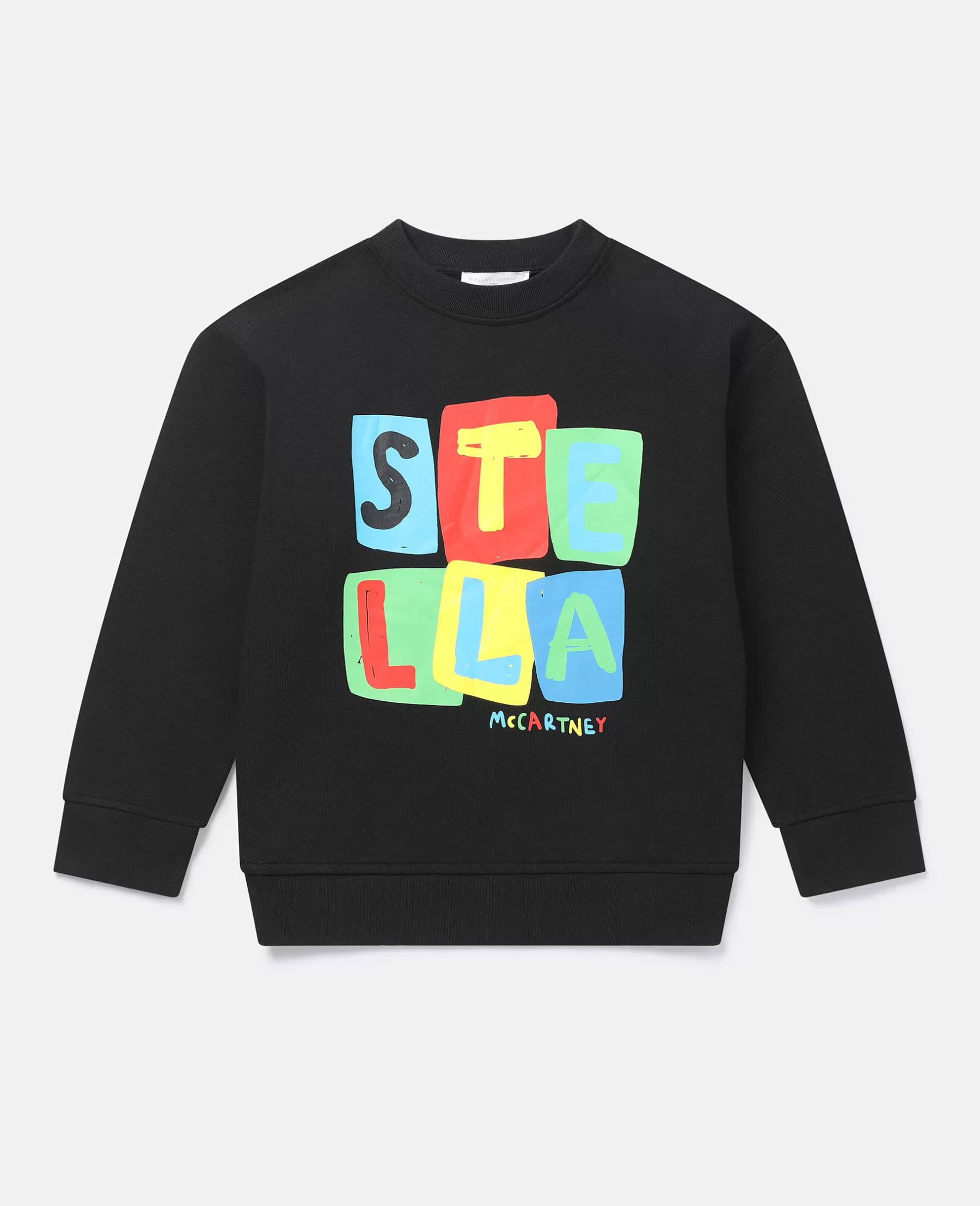 Stella McCartney Letter Blocks Print Sweatshirt Fashion