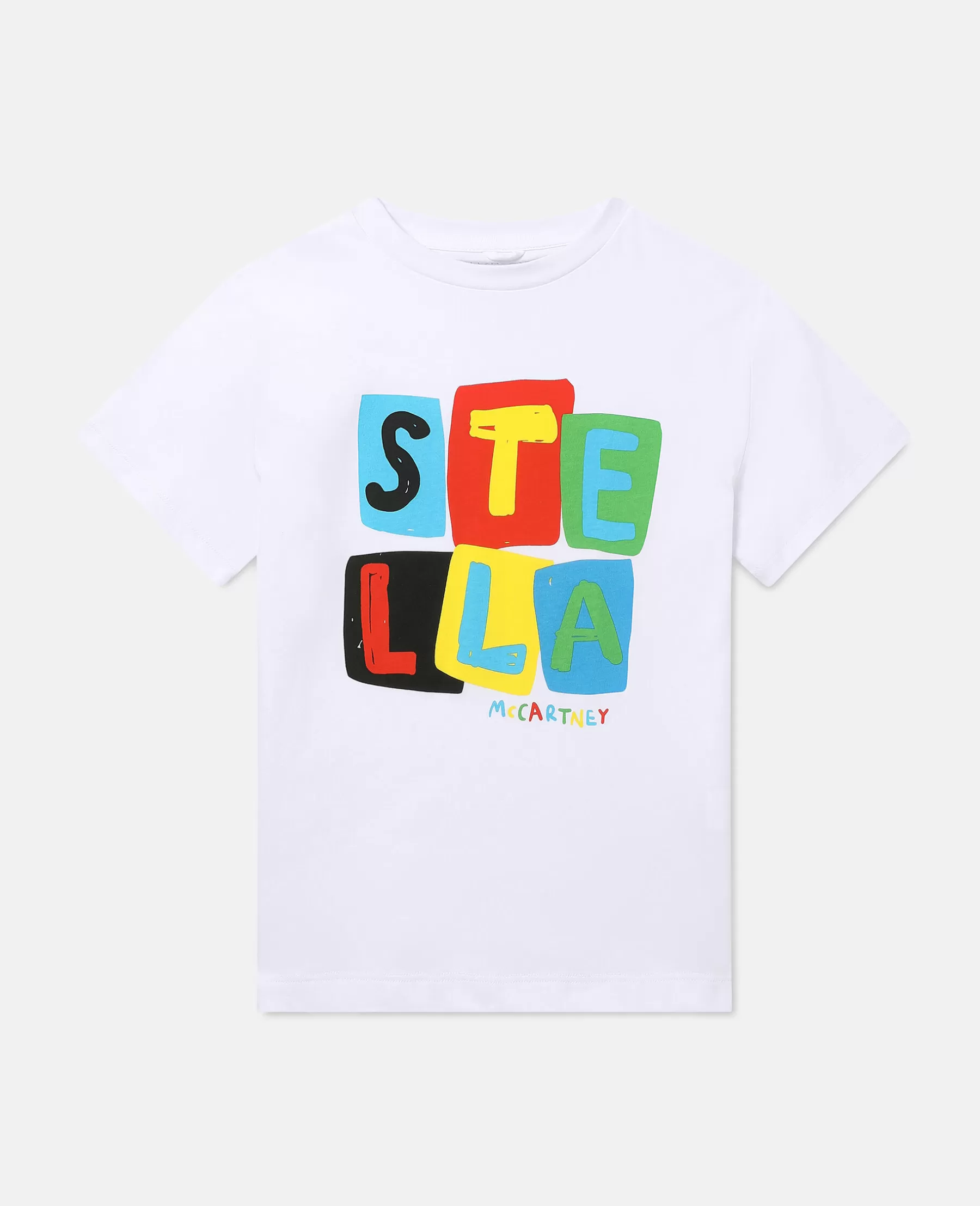 Stella McCartney Letter Blocks Print T-Shirt Sale