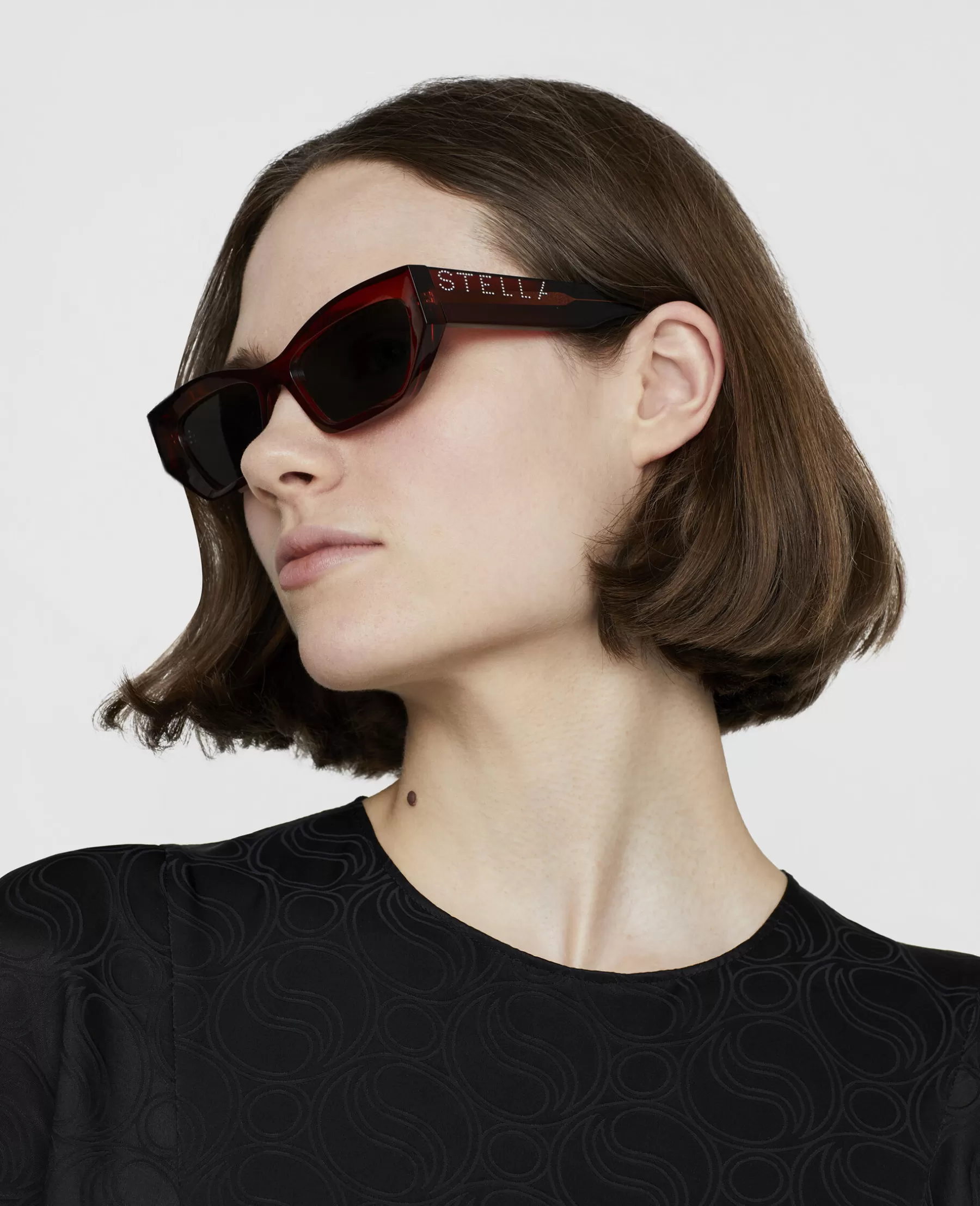 Stella McCartney Logo Cat Eye Sunglasses Hot