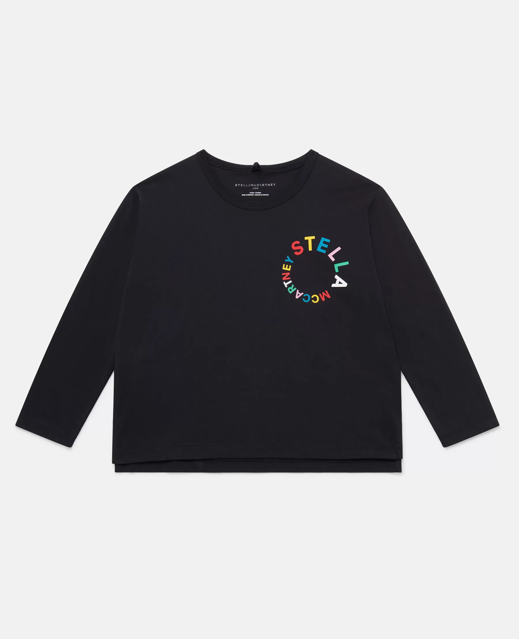 Stella McCartney Logo Embroidery Long Sleeve T-Shirt Cheap