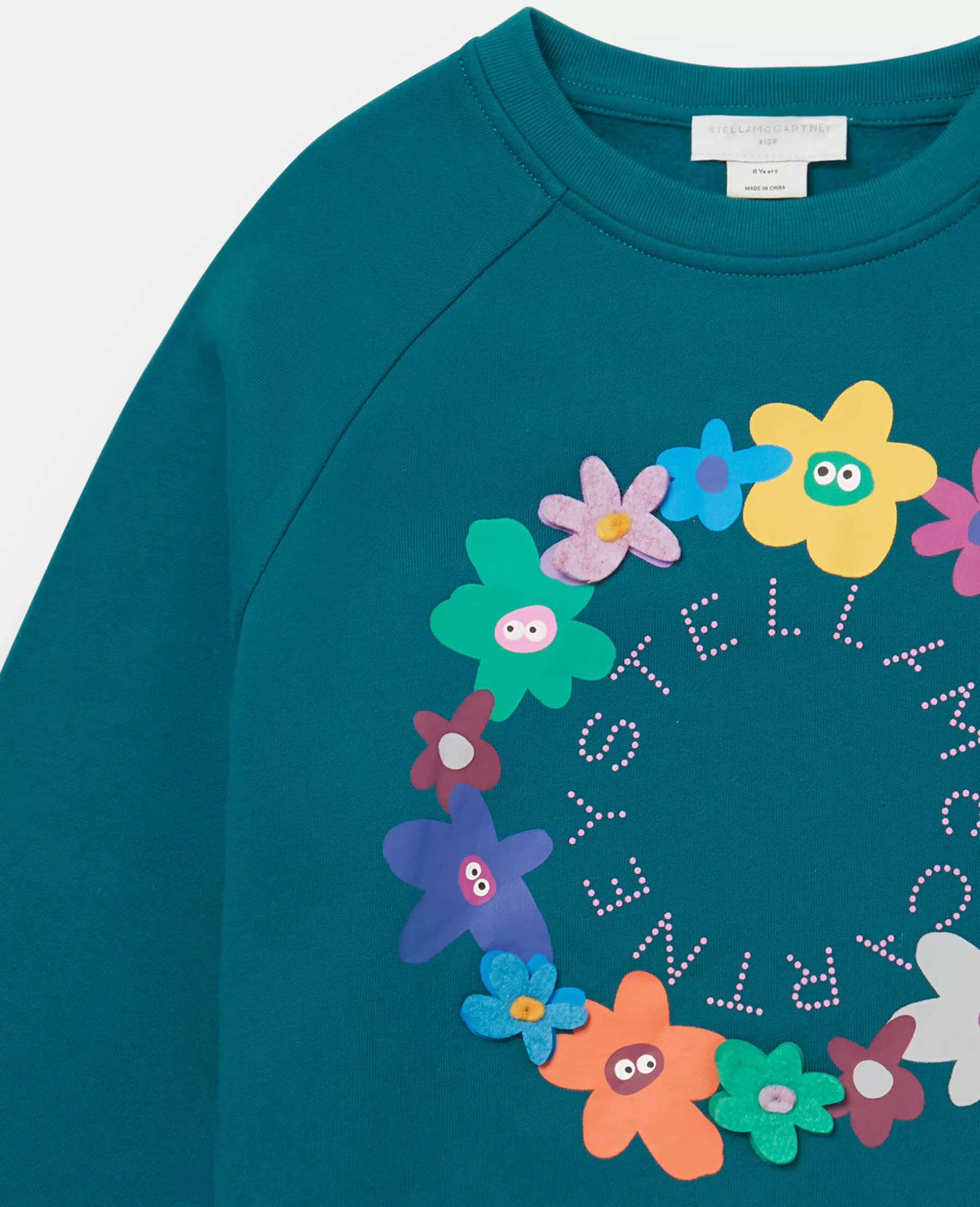 Stella McCartney Logo Flower Garland Sweatshirt Cheap