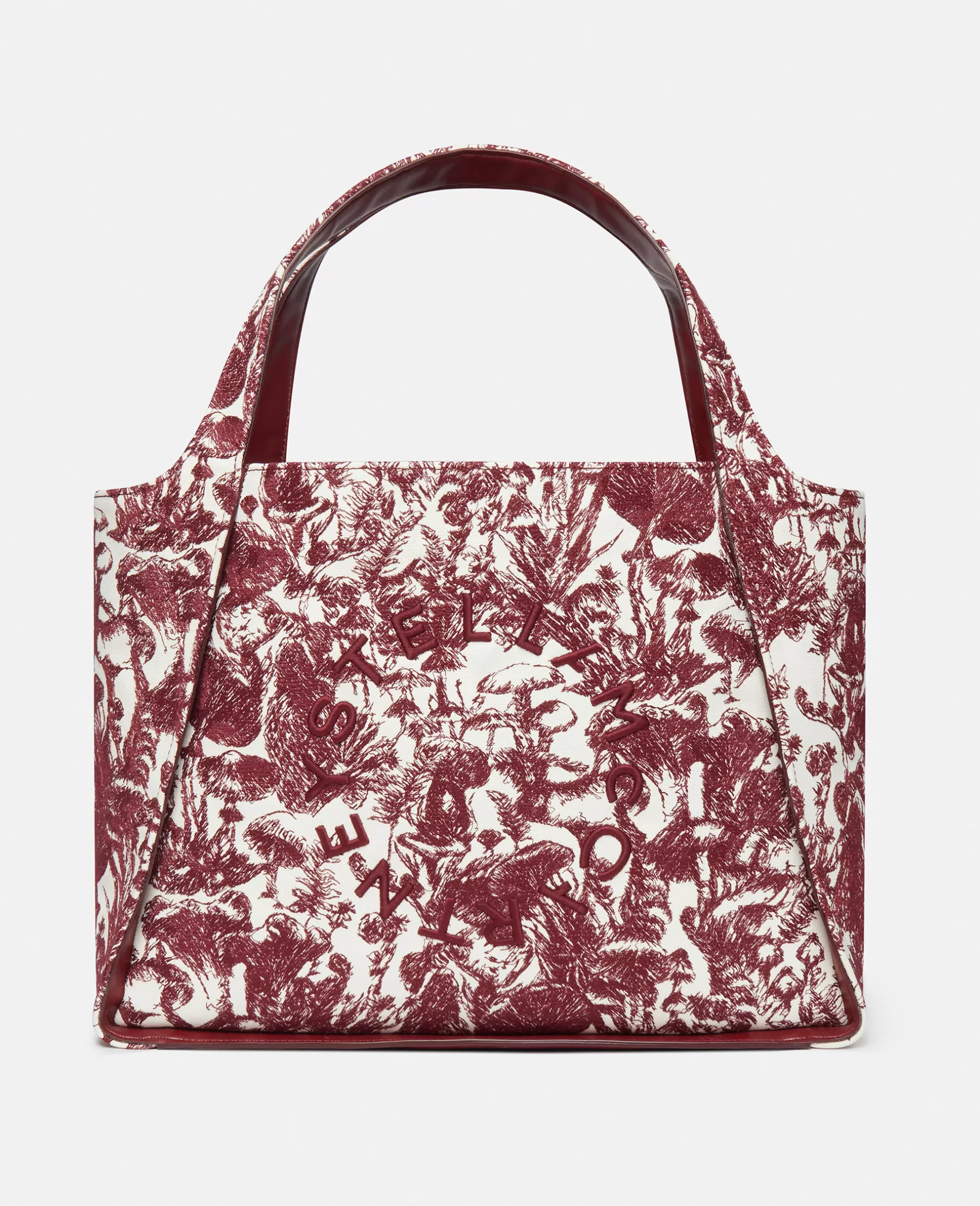 Stella McCartney Logo Fungi Forest Toile De Jouy Tote Bag Sale