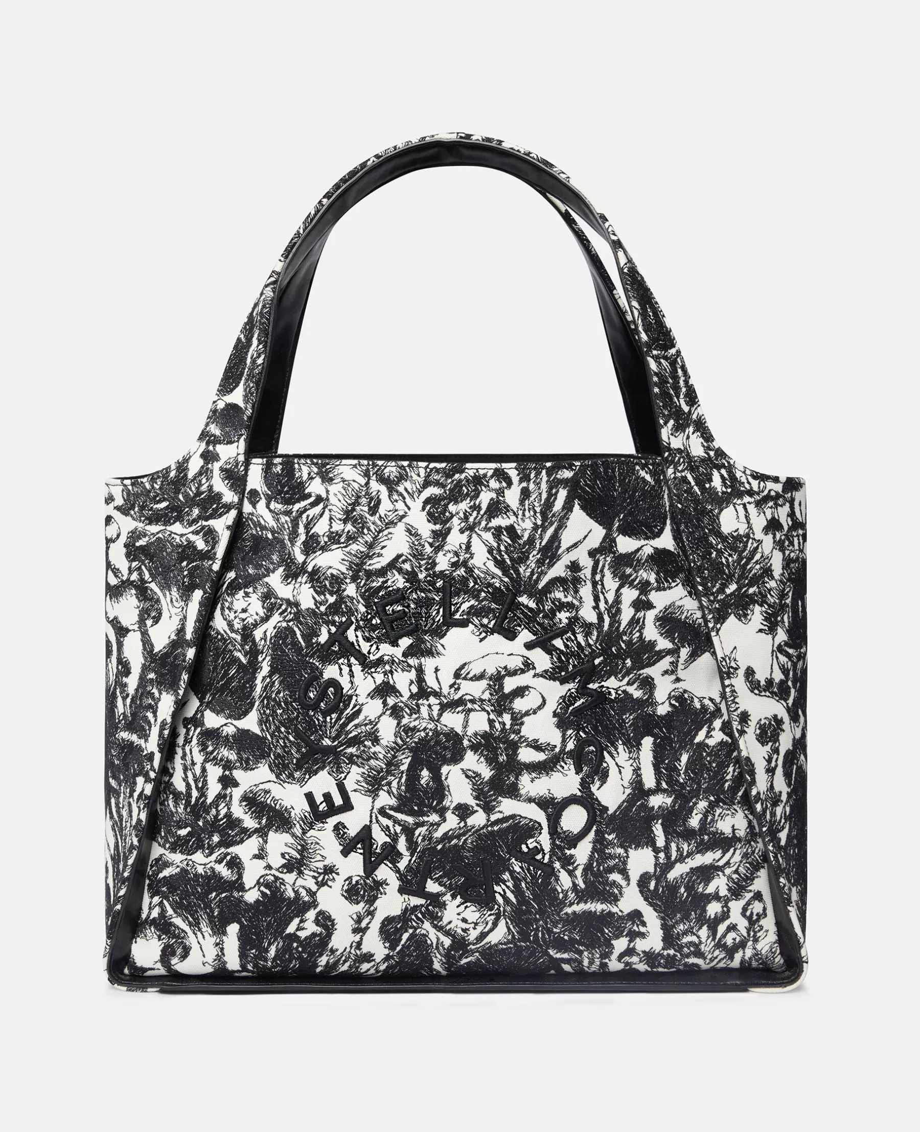 Stella McCartney Logo Fungi Forest Toile De Jouy Tote Bag Shop