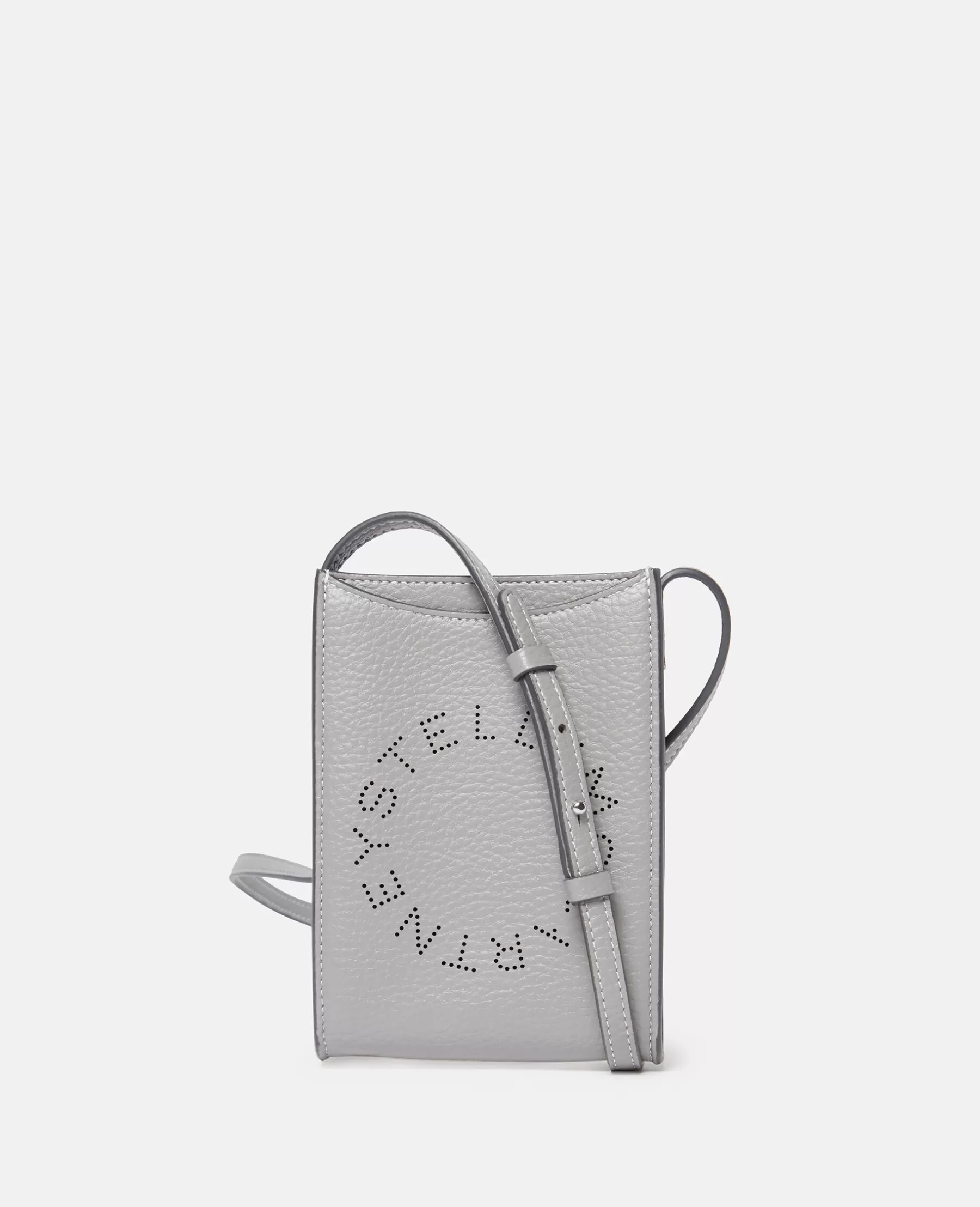 Stella McCartney Logo Grainy Alter Mat Crossbody Phone Pouch Hot