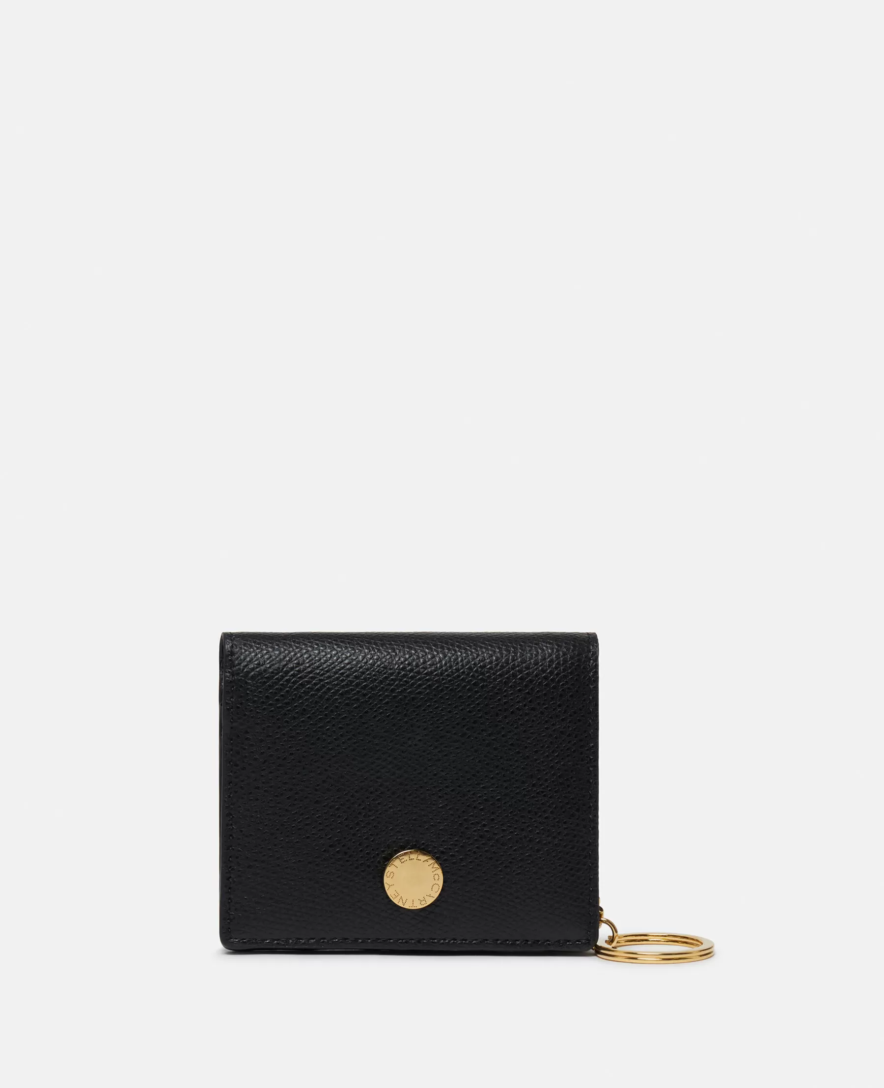 Stella McCartney Logo Grainy Alter Mat French Wallet Sale