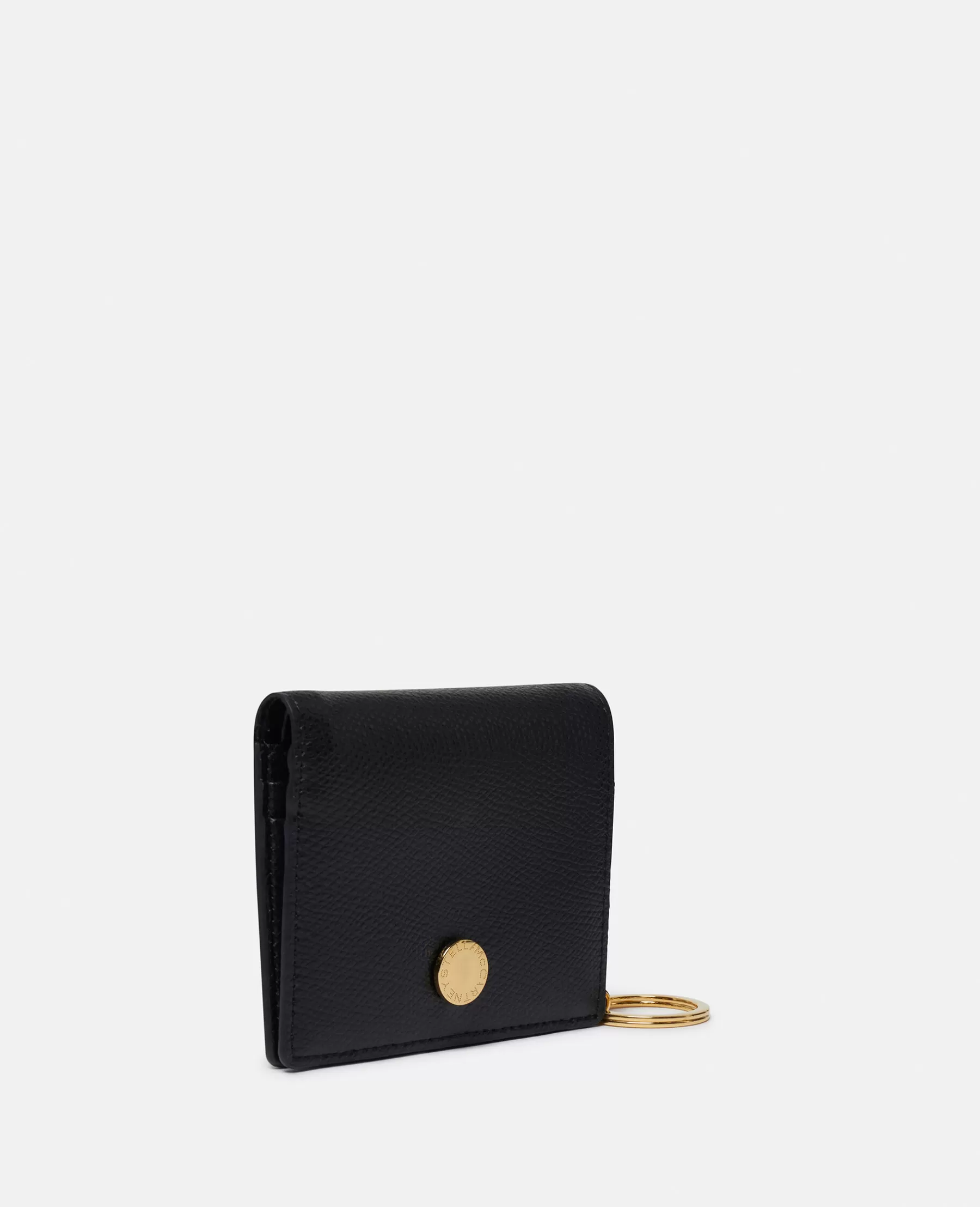 Stella McCartney Logo Grainy Alter Mat French Wallet Sale