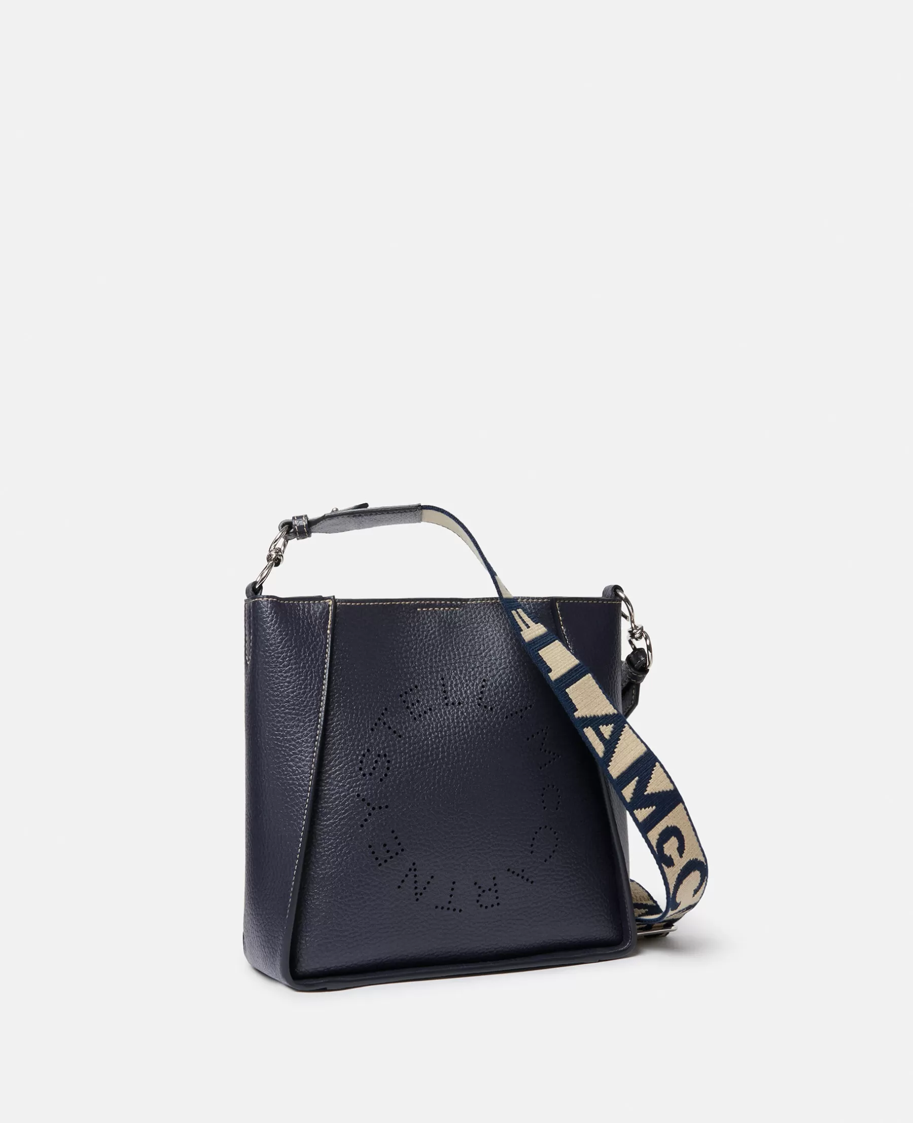 Stella McCartney Logo Grainy Alter Mat Shoulder Bag Best Sale