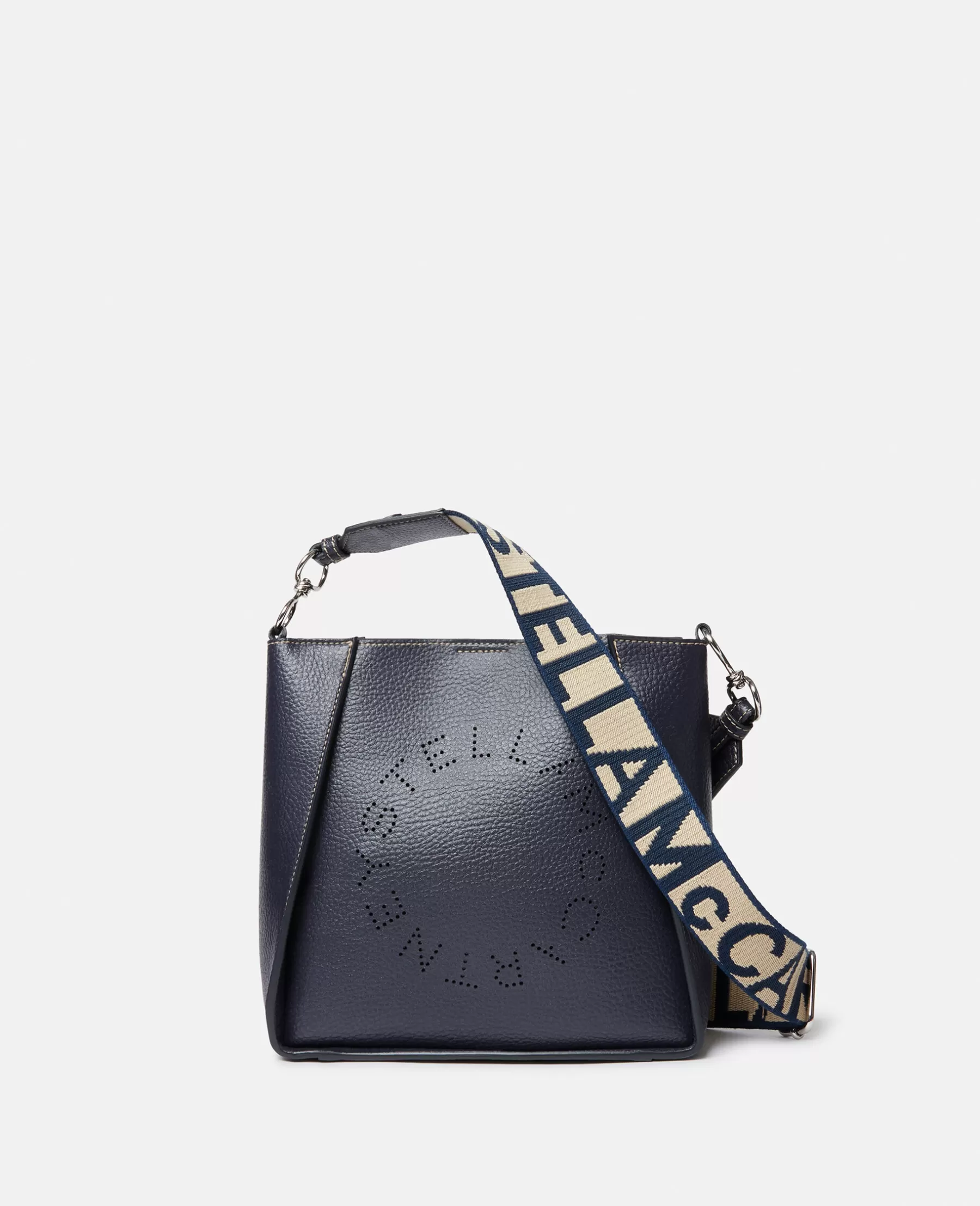 Stella McCartney Logo Grainy Alter Mat Shoulder Bag Best Sale