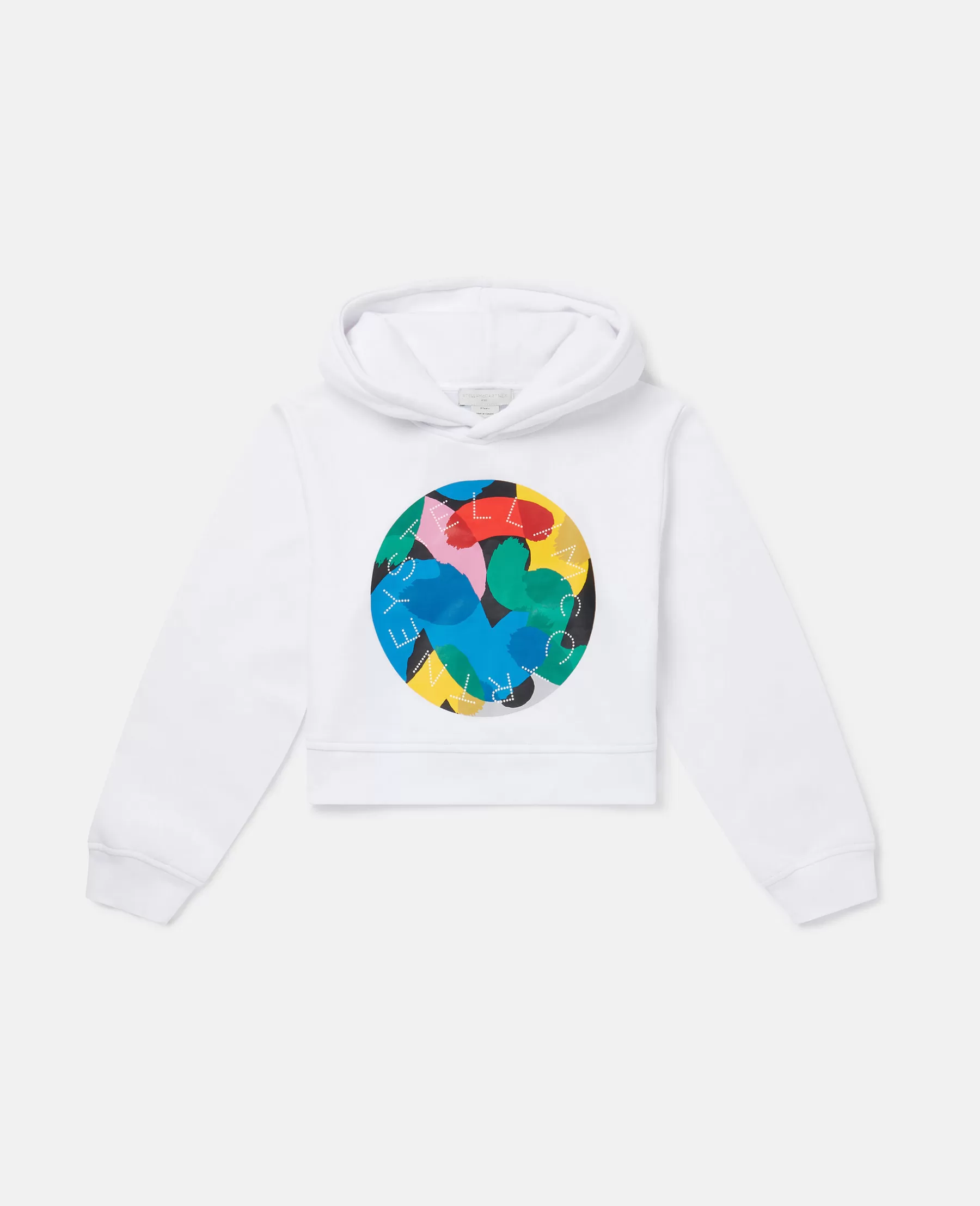 Stella McCartney Logo Graphic Pop Cropped Hoodie Cheap