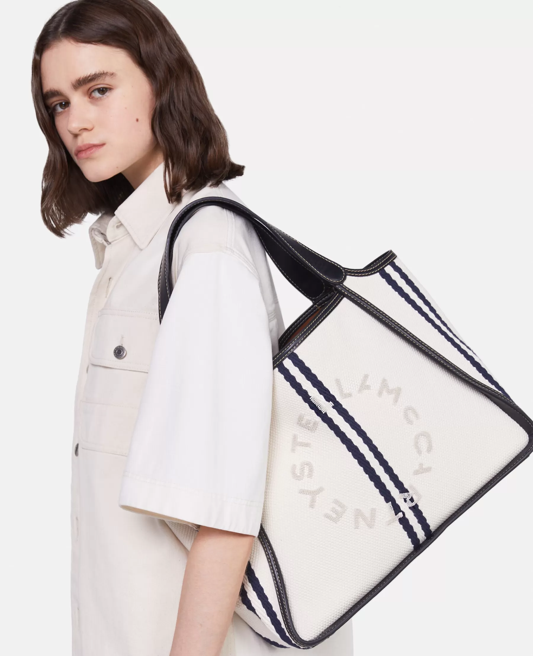 Stella McCartney Logo Ryder Tote Bag Fashion