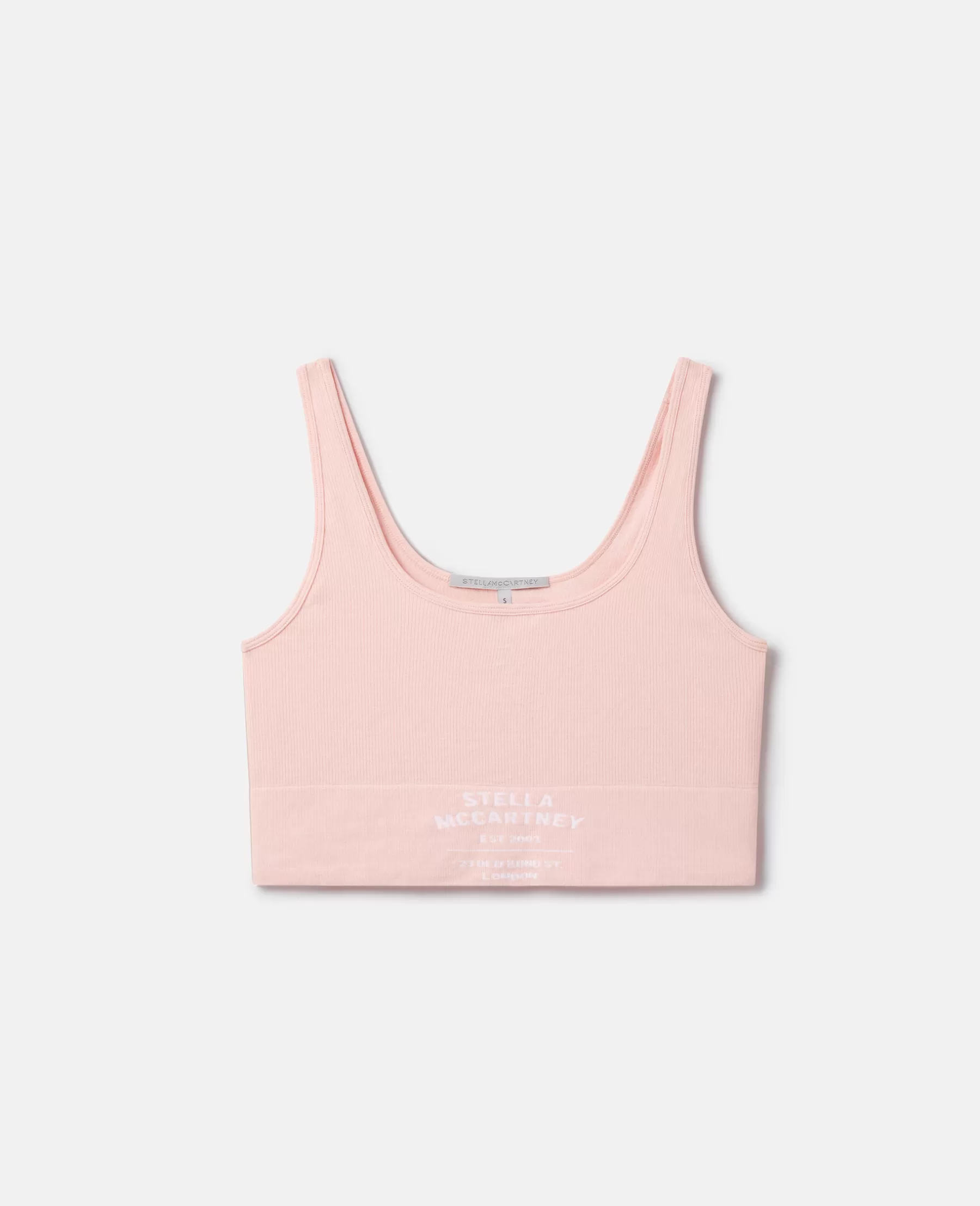 Stella McCartney Logo Seamless Cropped Tank Top Cheap