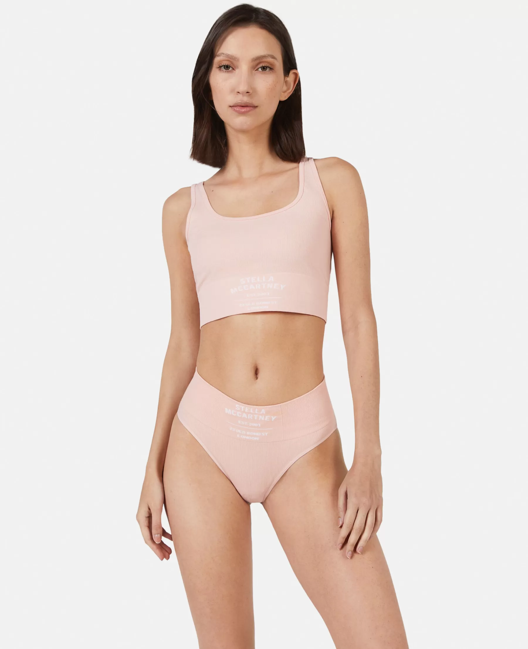 Stella McCartney Logo Seamless Cropped Tank Top Cheap