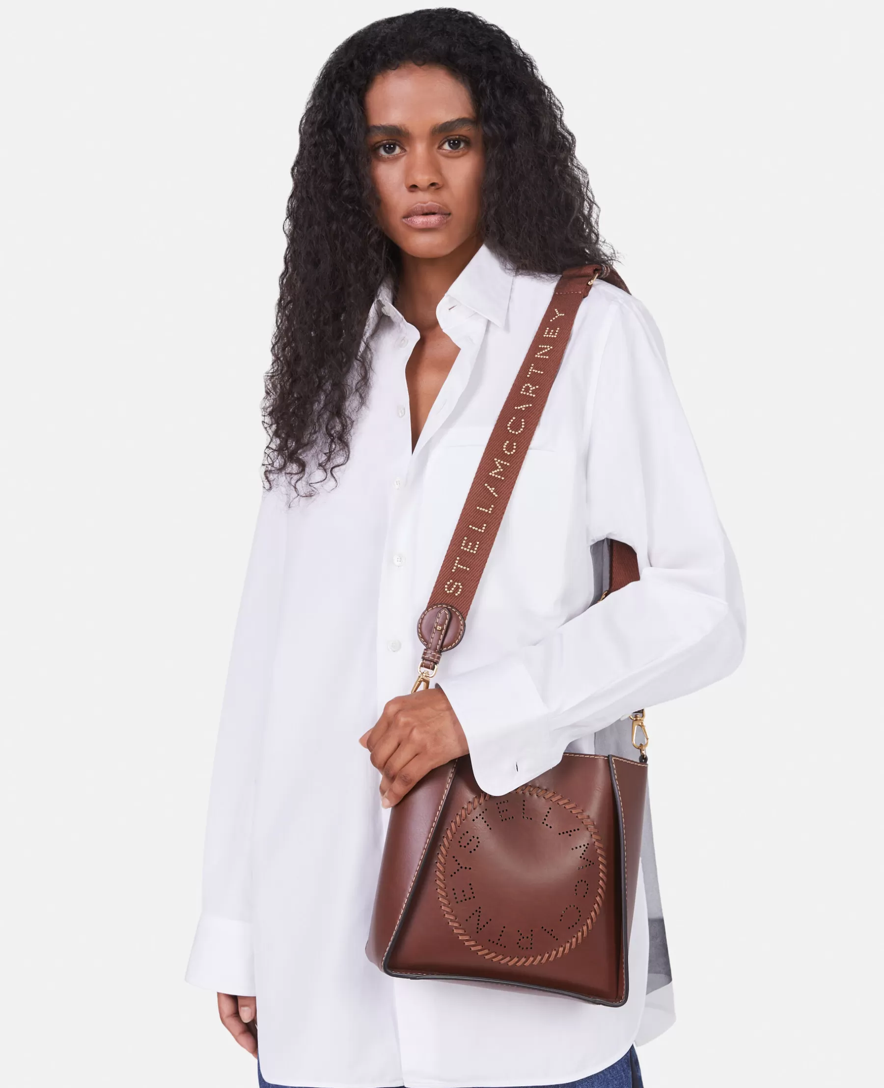 Stella McCartney Logo Shoulder Bag Flash Sale