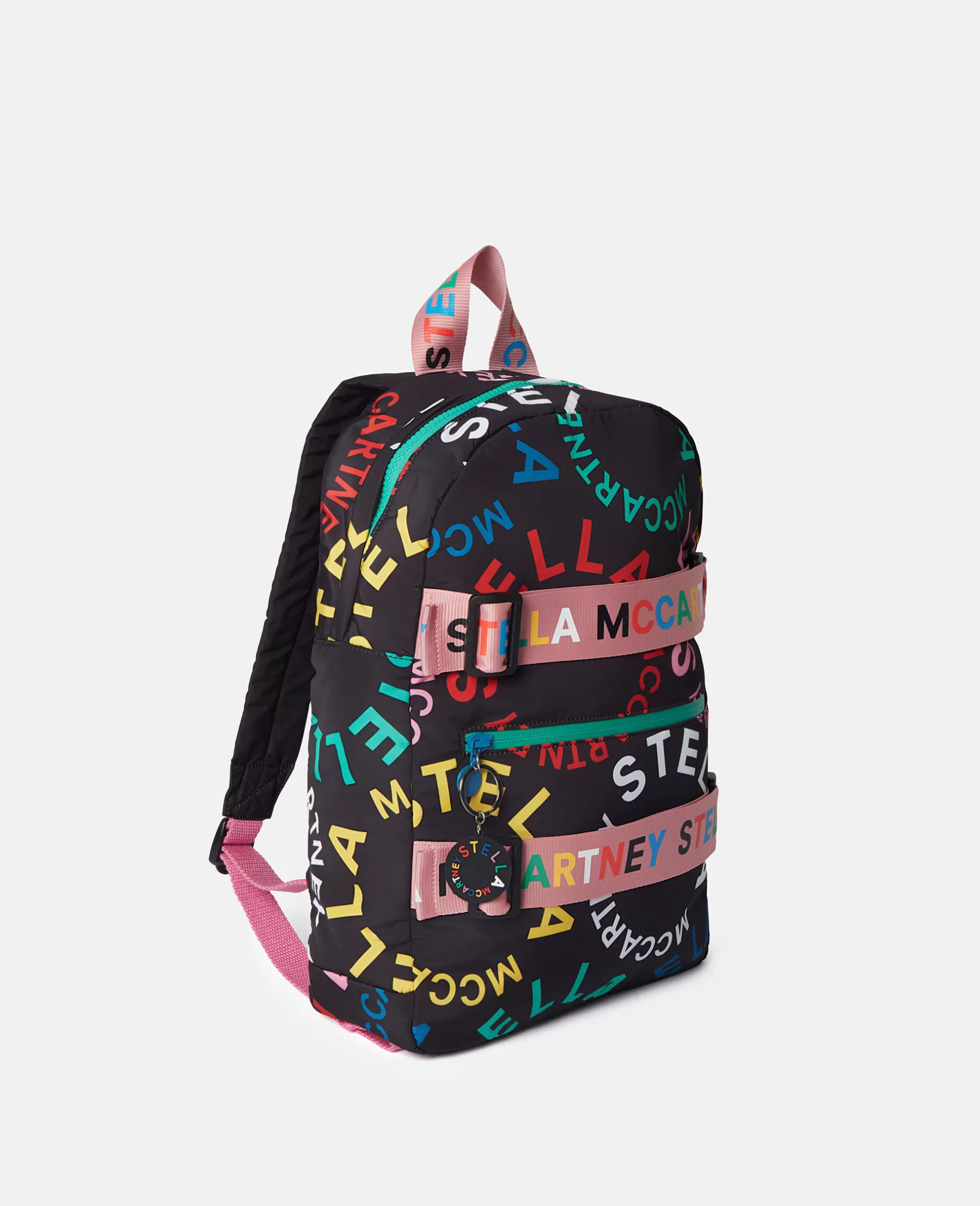 Stella McCartney Logo Tape Patchwork Backpack Cheap