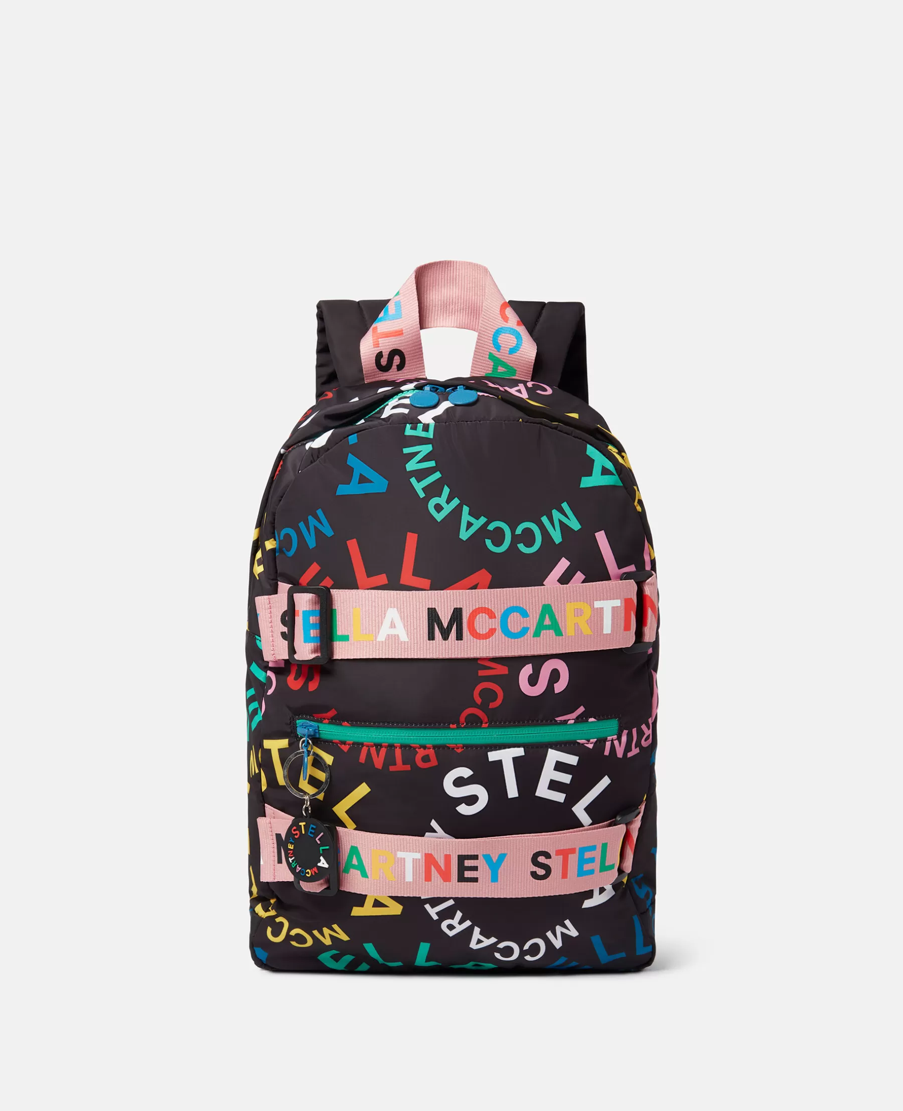 Stella McCartney Logo Tape Patchwork Backpack Cheap