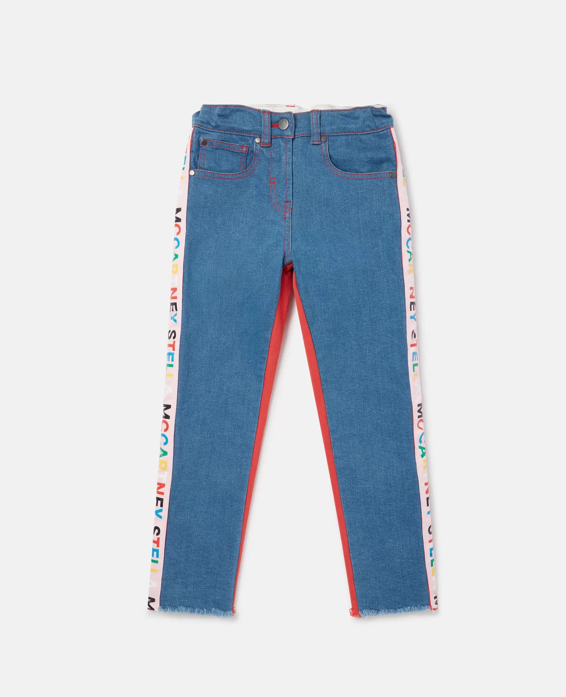 Stella McCartney Logo Tape Skinny Jeans Online