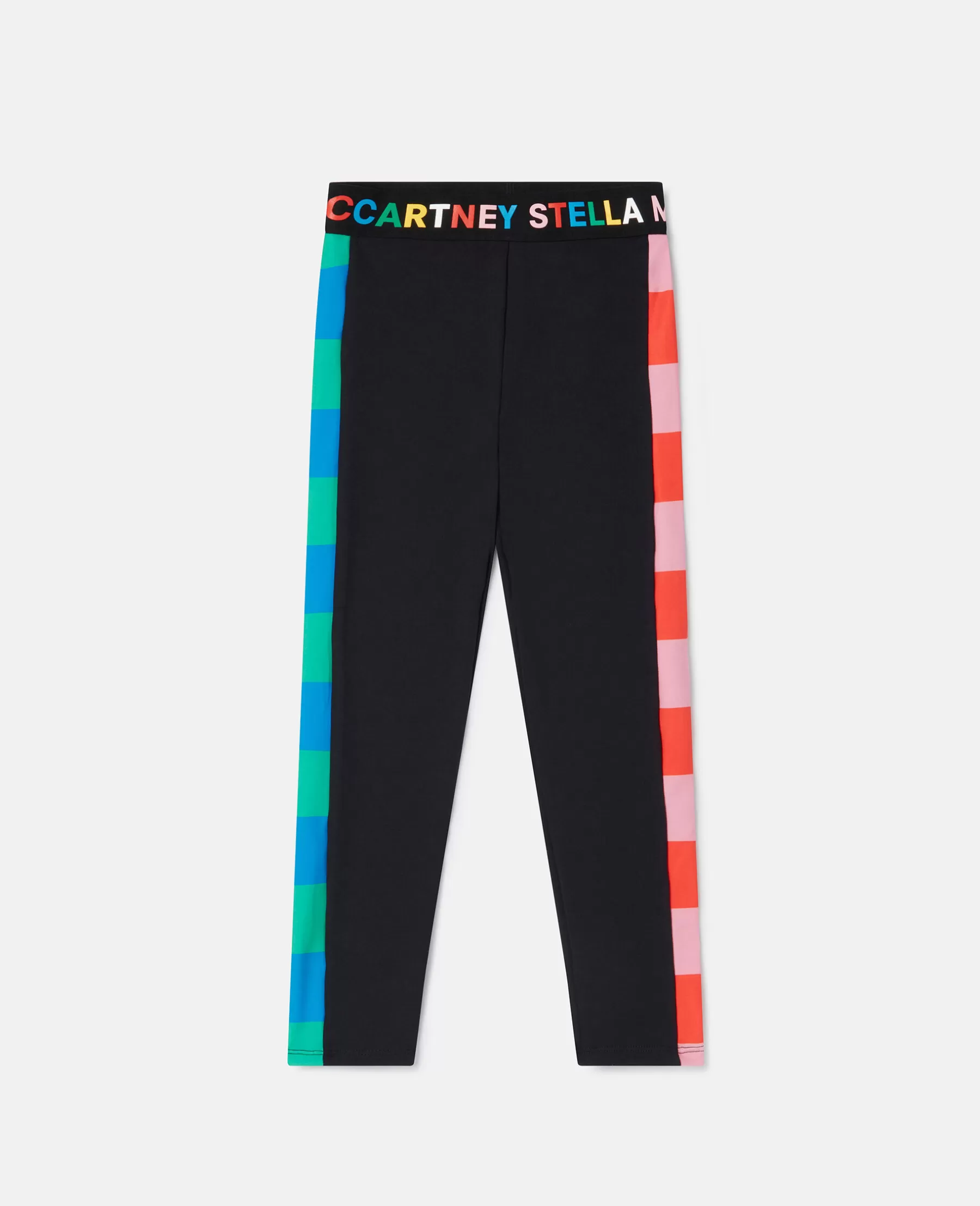 Stella McCartney Logo Tape Striped Side Leggings Outlet