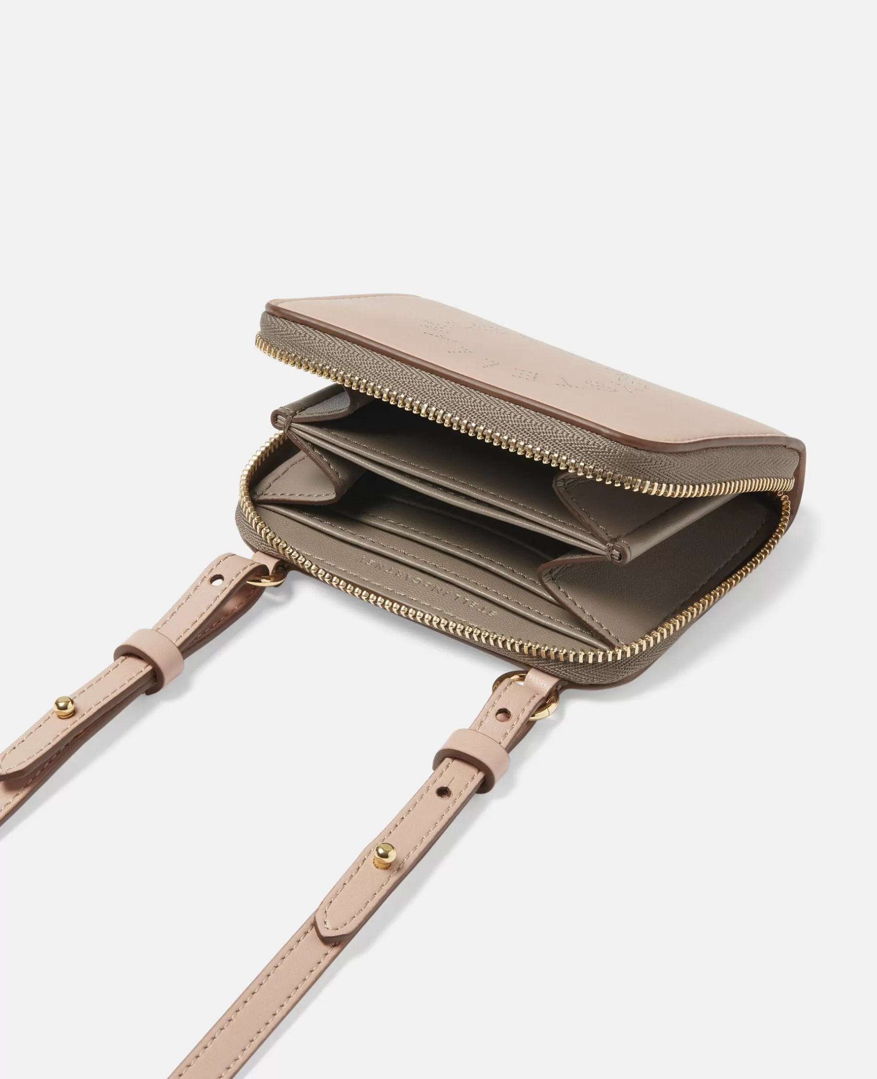 Stella McCartney Logo Zip Strap Cardholder Shop