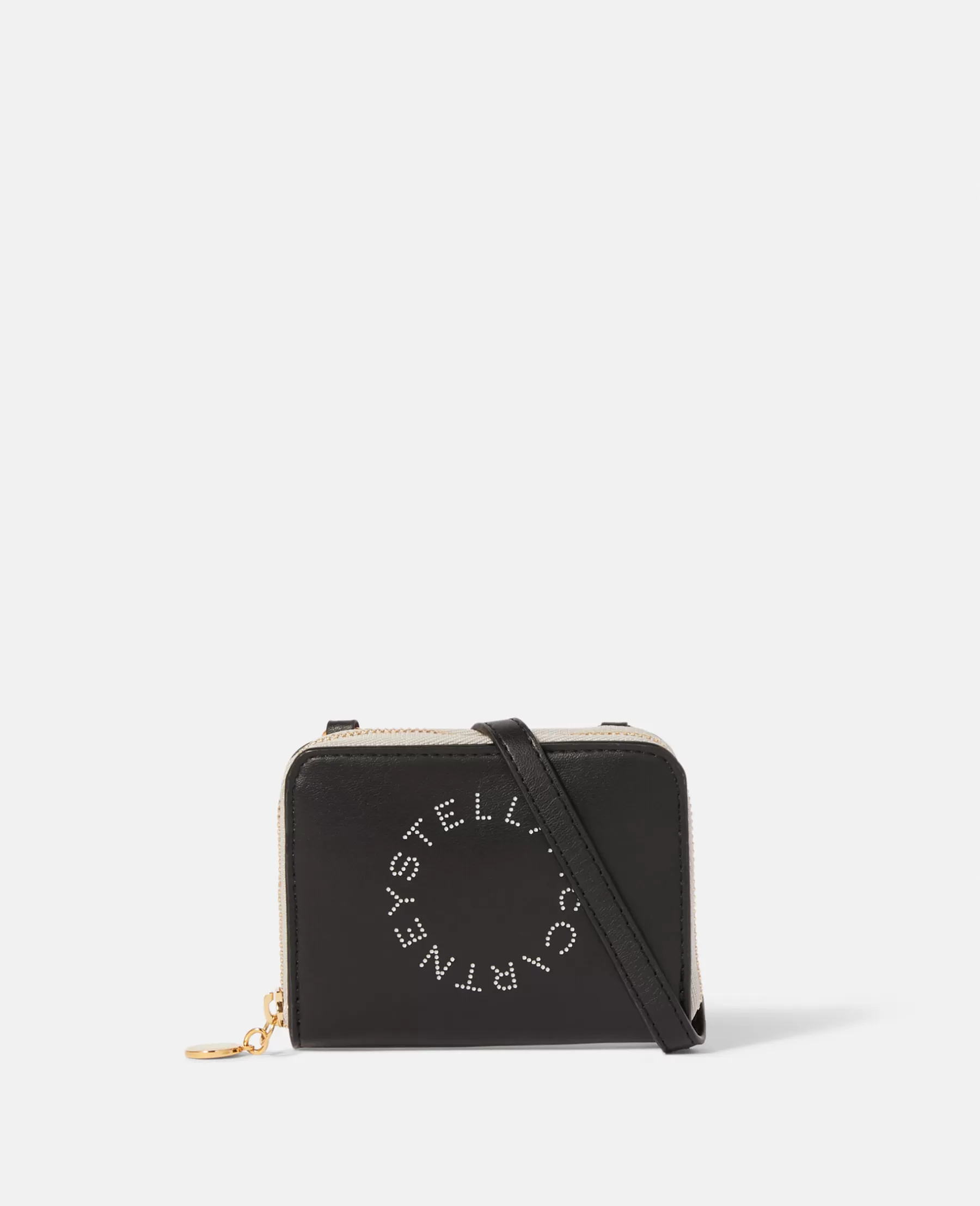 Stella McCartney Logo Zip Strap Cardholder Best Sale