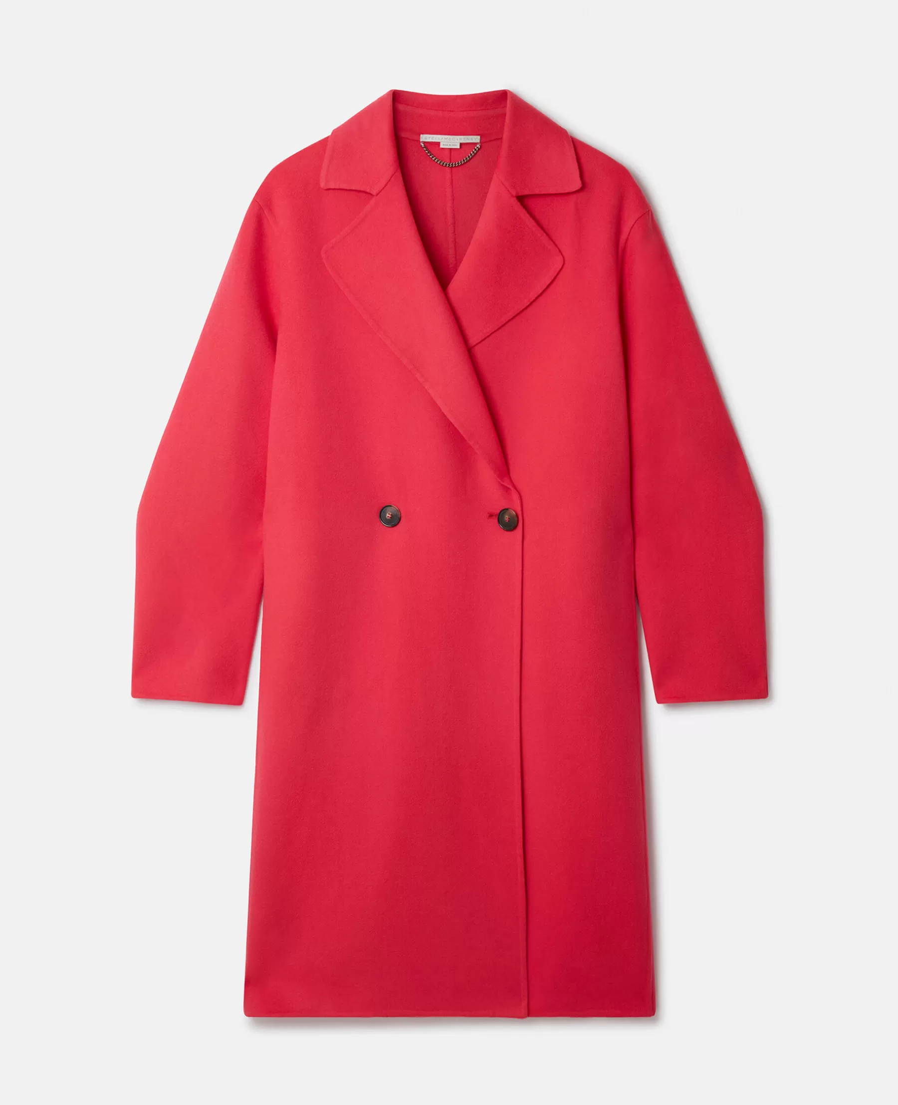 Stella McCartney Long Double-Breasted Coat Cheap