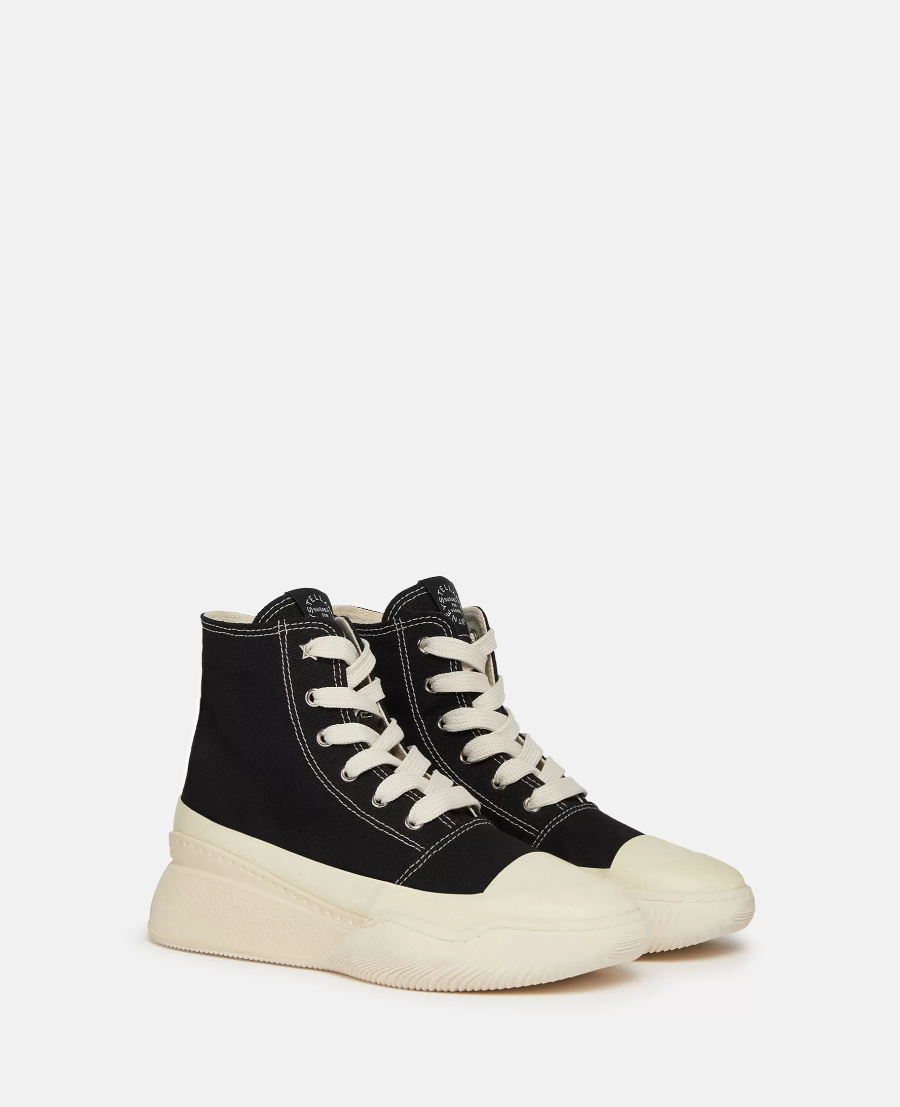 Stella McCartney Loop Canvas High-Top Trainers Shop