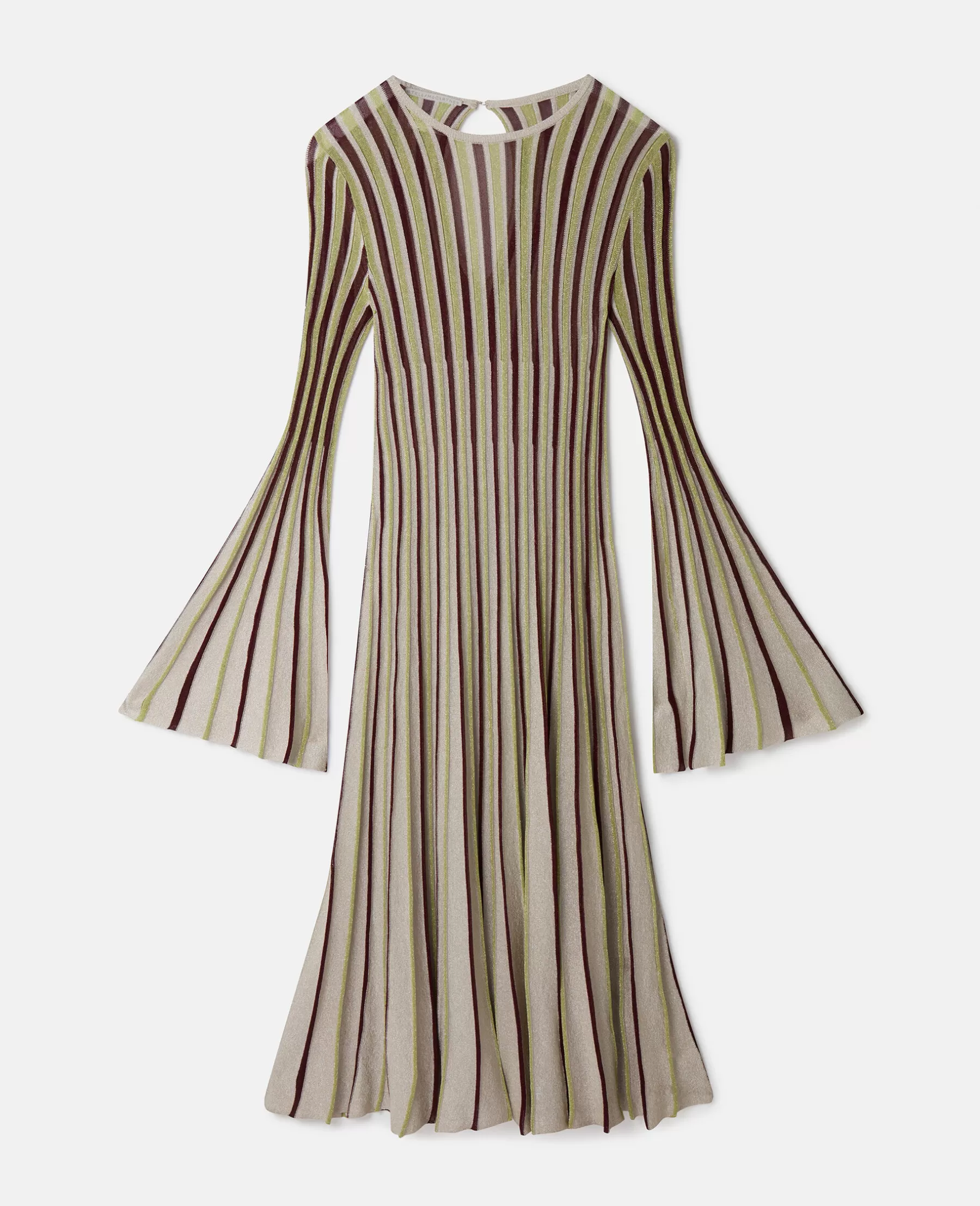 Stella McCartney Lurex Rib Knit Midi Dress Best