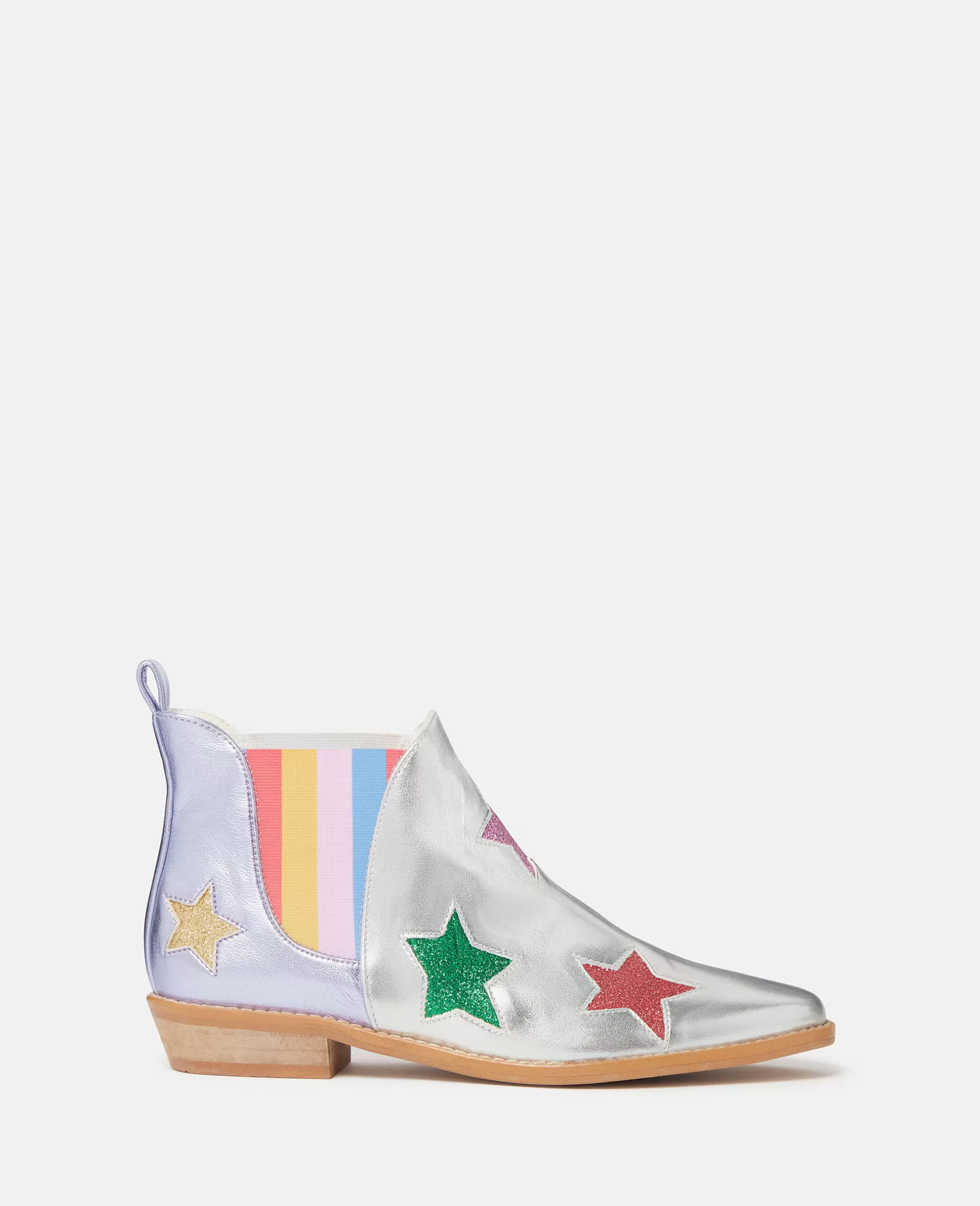 Stella McCartney Metallic Stella Star Ankle Boots Fashion