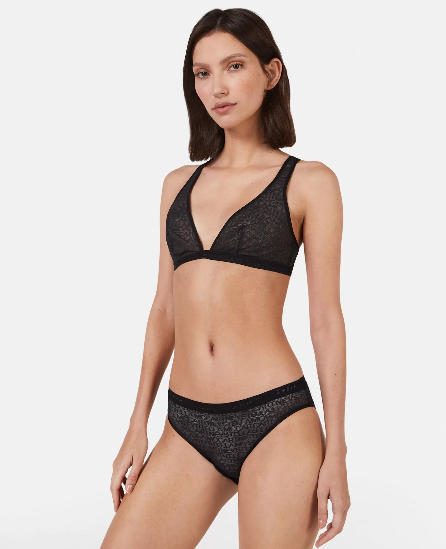 Stella McCartney Monogram Mesh Bikini Briefs Store