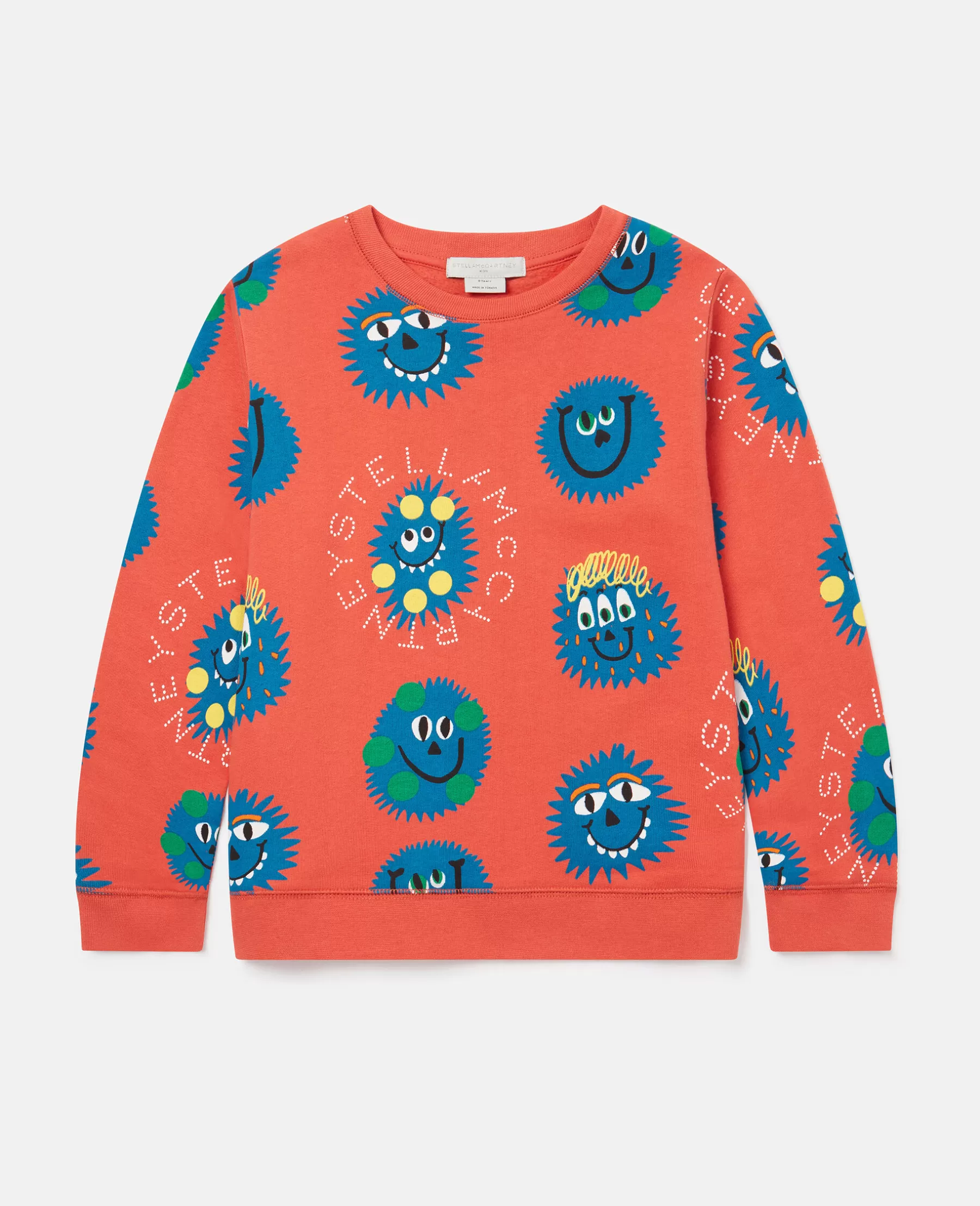 Stella McCartney Monster Faces Long Sleeve T-Shirt Cheap