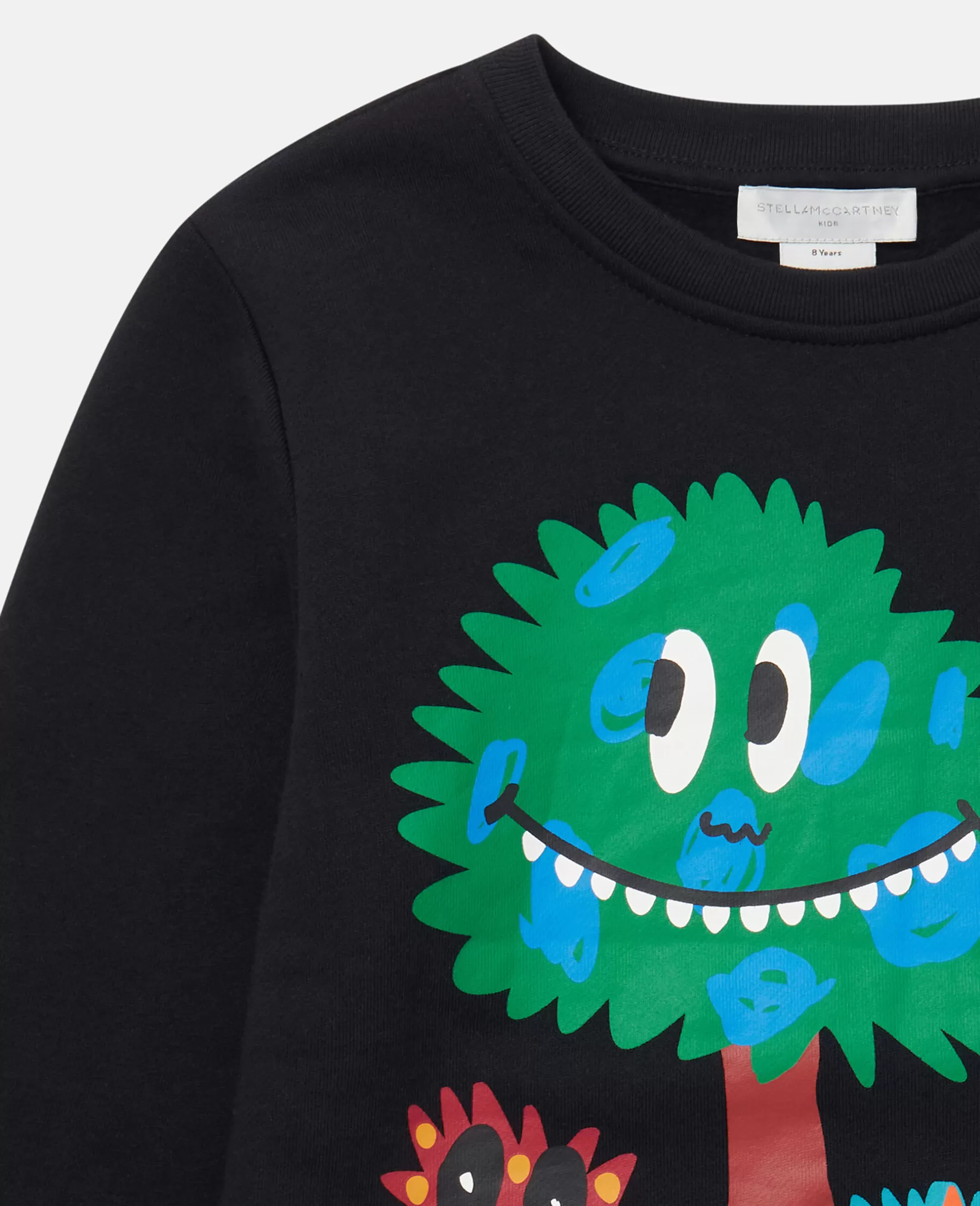 Stella McCartney Monster Faces Long Sleeve T-Shirt New