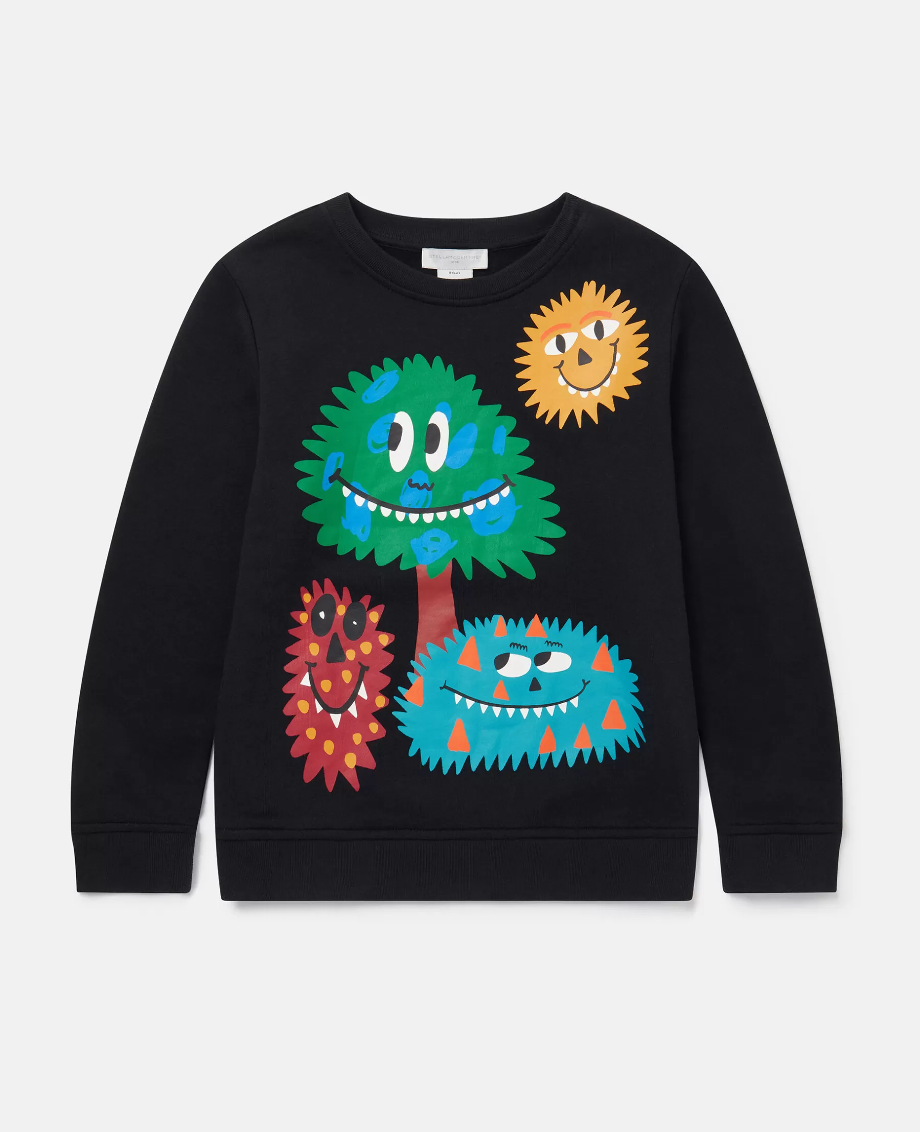 Stella McCartney Monster Faces Long Sleeve T-Shirt New