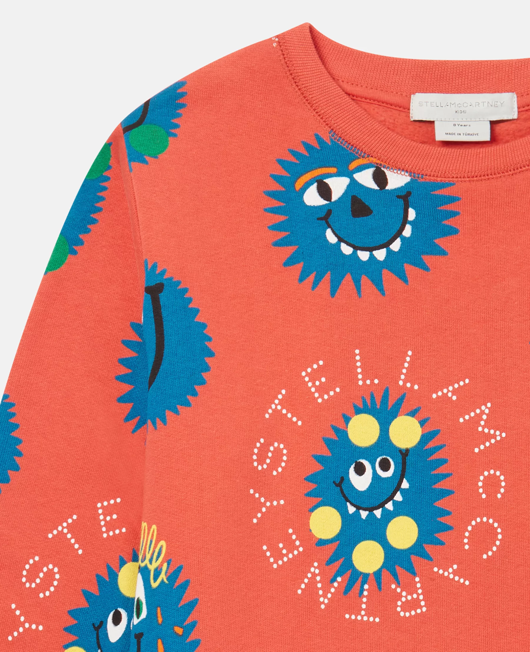 Stella McCartney Monster Faces Long Sleeve T-Shirt Cheap