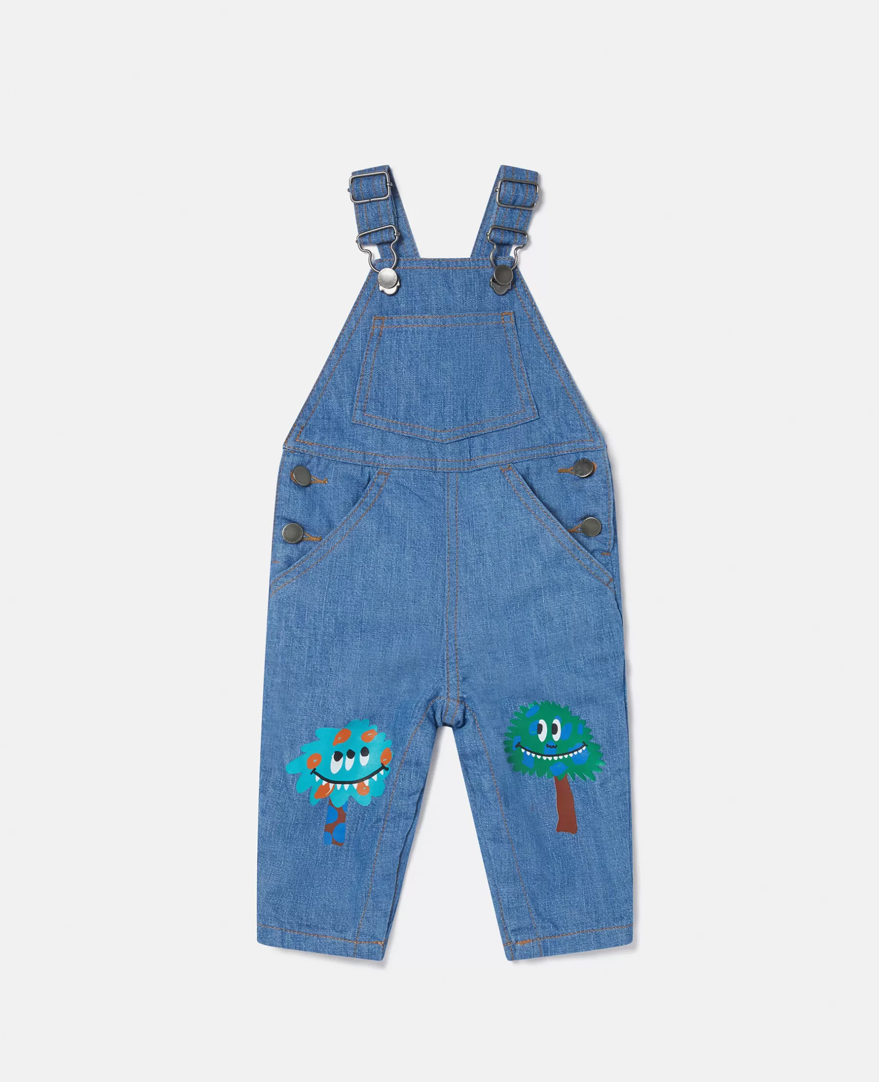 Stella McCartney Monster Knee Patch Dungarees Clearance