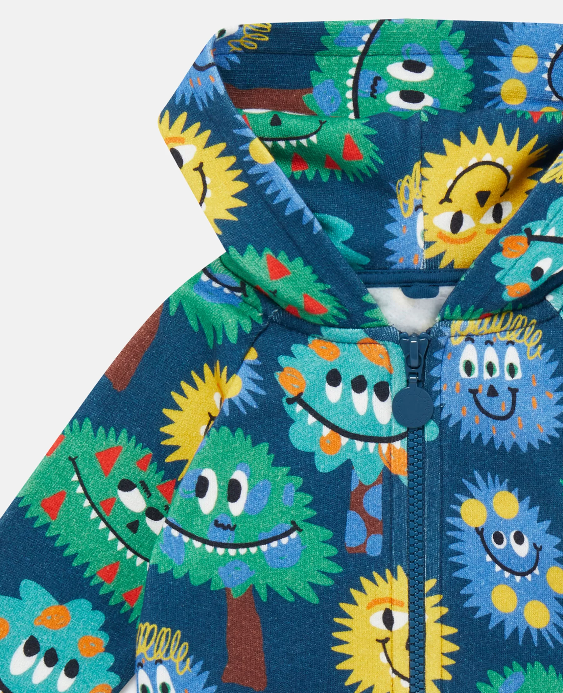 Stella McCartney Monster Print Zip Hoodie Fashion