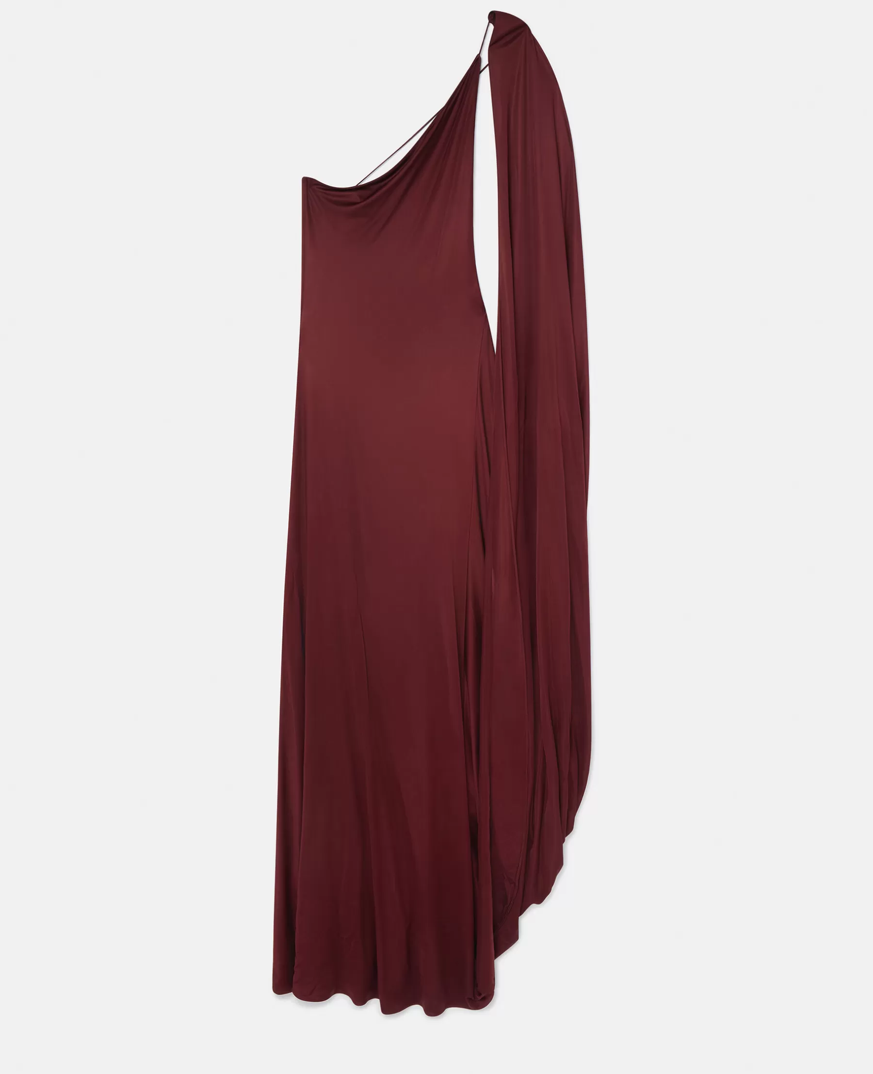 Stella McCartney One-Shoulder Cape Gown Fashion