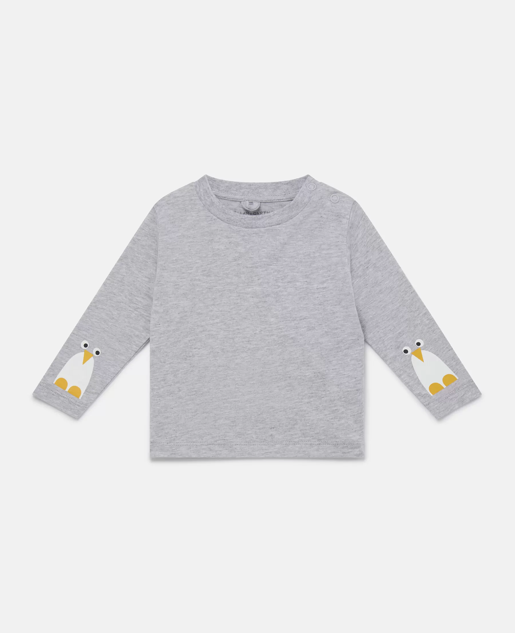 Stella McCartney Penguin Cuff Long Sleeve T-Shirt Flash Sale