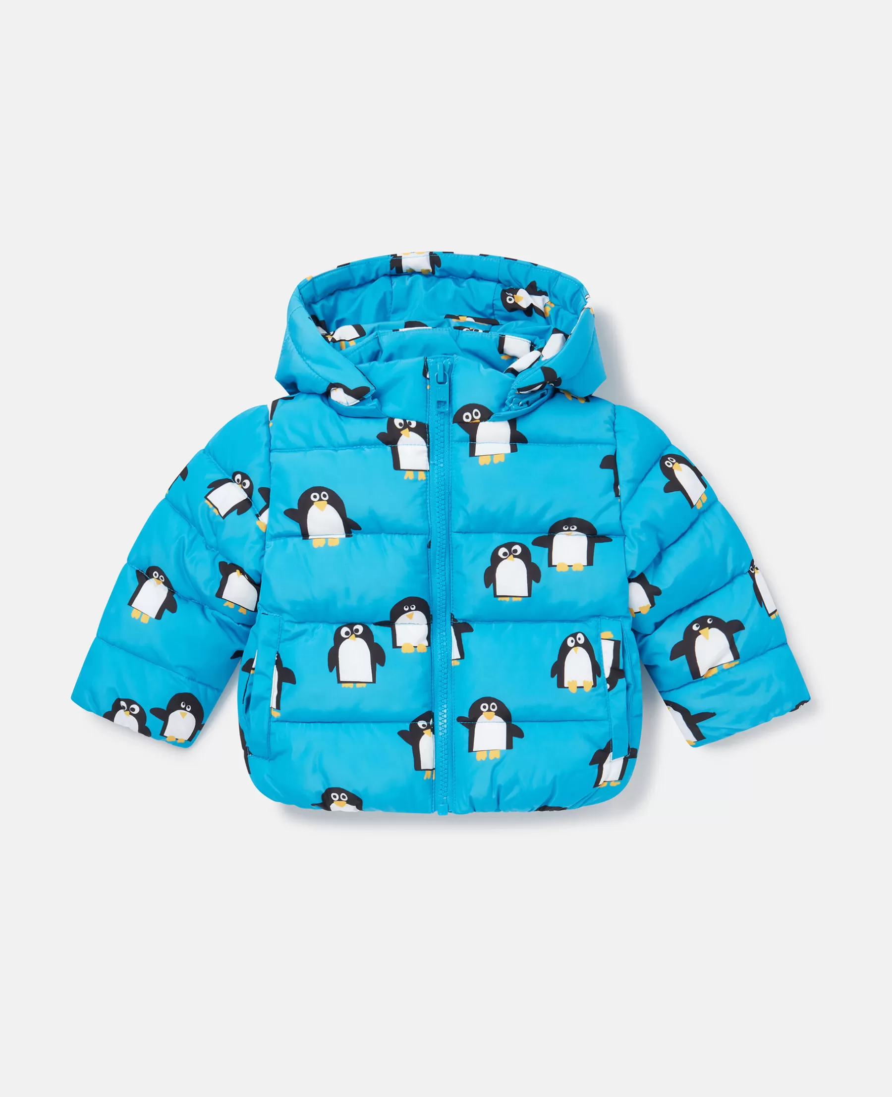 Stella McCartney Penguin Print Puffer Coat Fashion