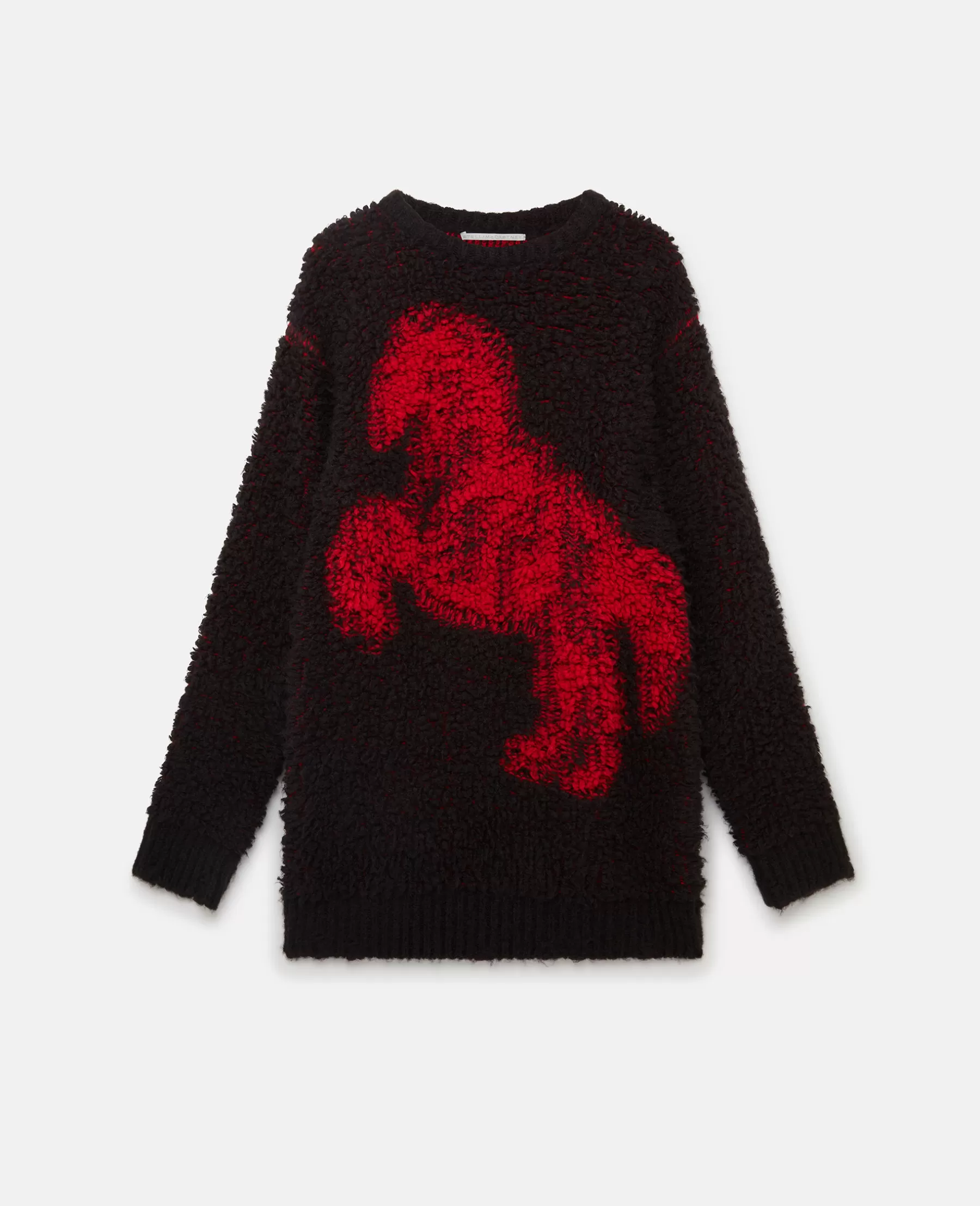 Stella McCartney Pixel Horse Jacquard Knit Jumper Store