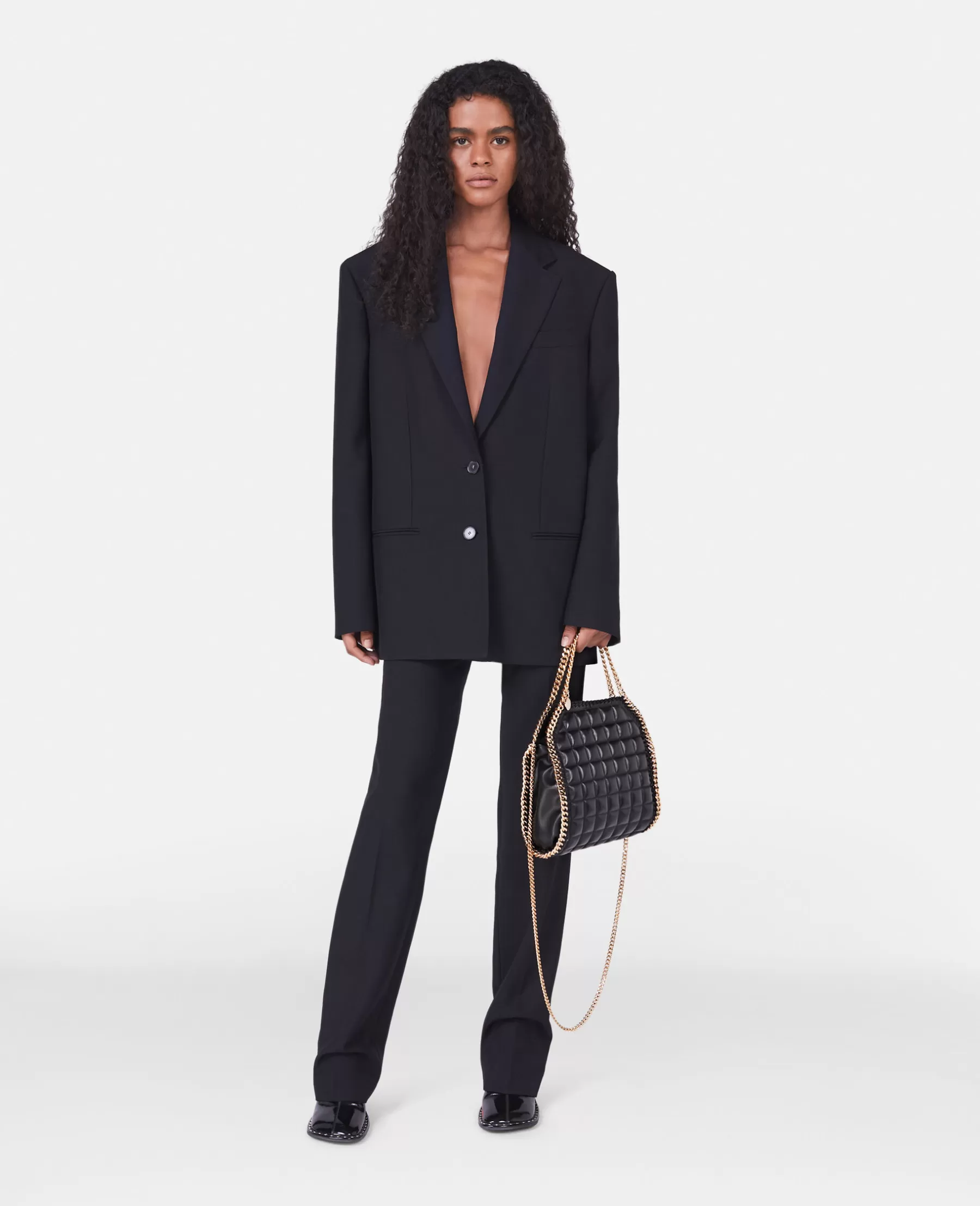 Stella McCartney Prince Of Wales Check Oversized Blazer Best Sale