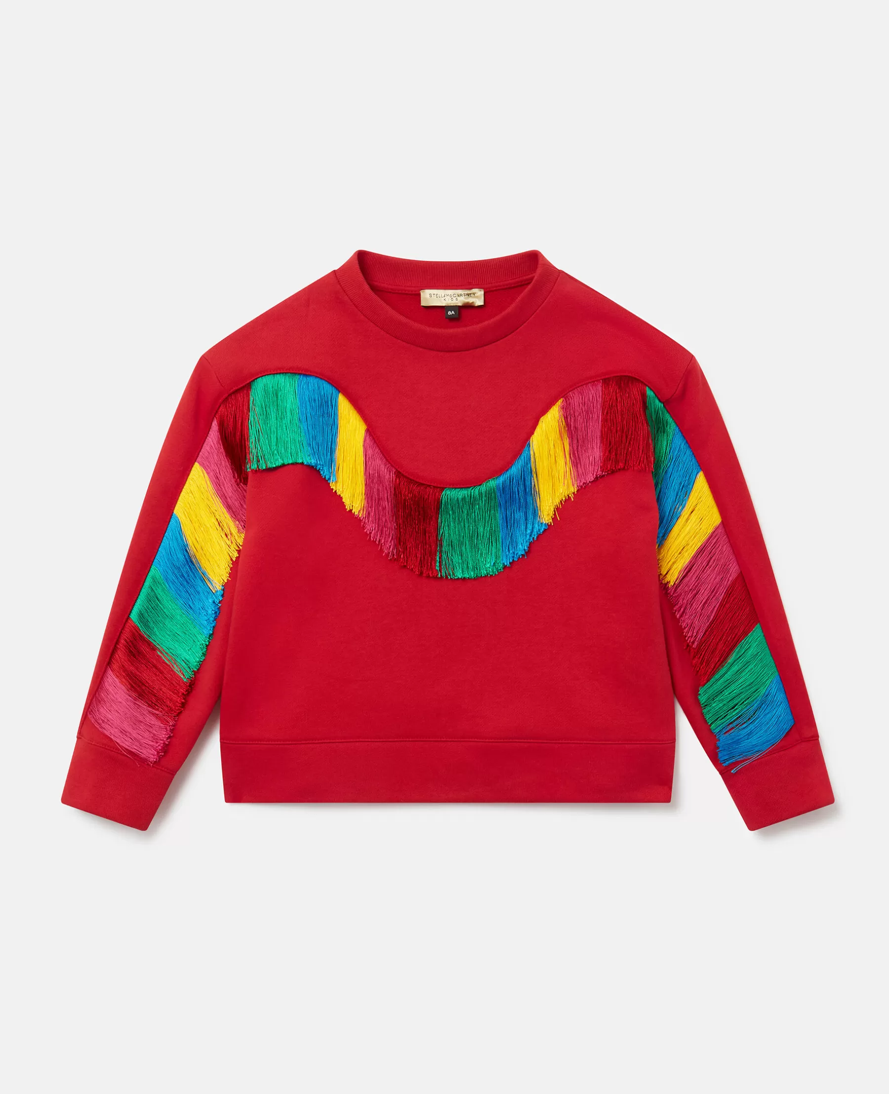 Stella McCartney Rainbow Fringed Sweatshirt New