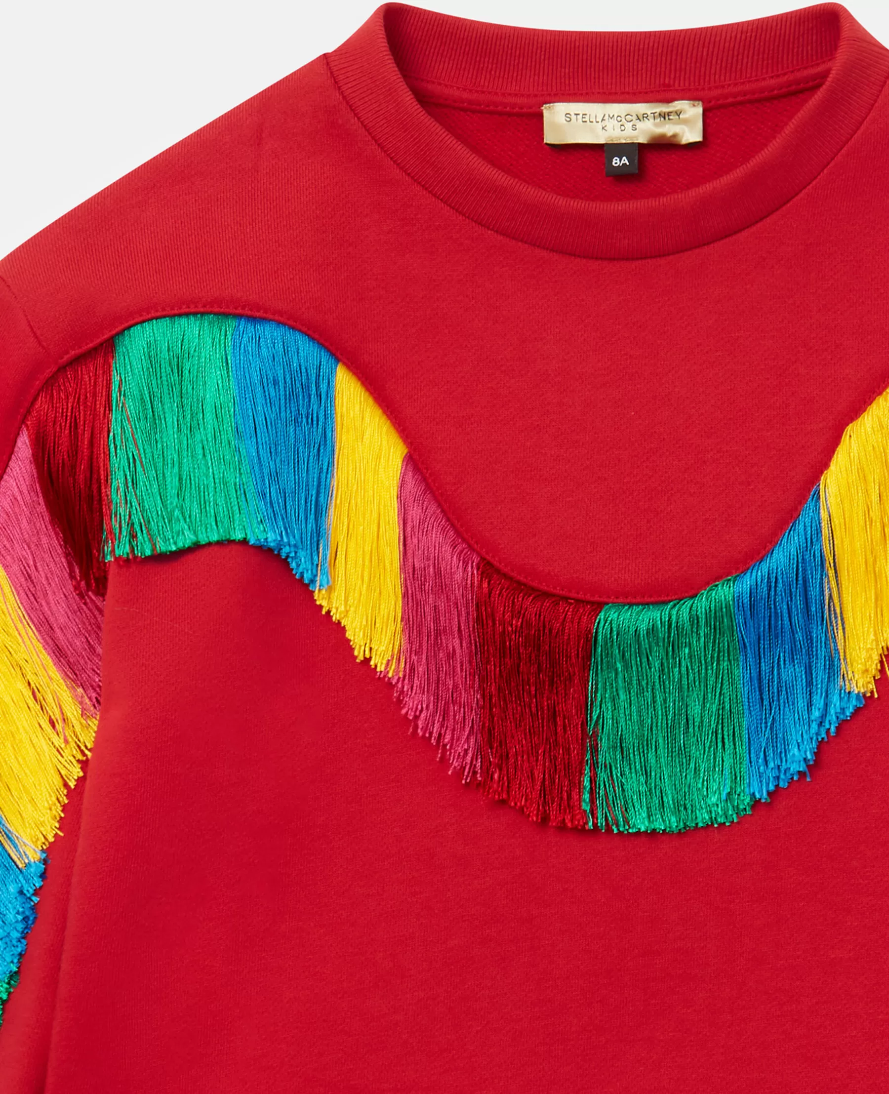 Stella McCartney Rainbow Fringed Sweatshirt New